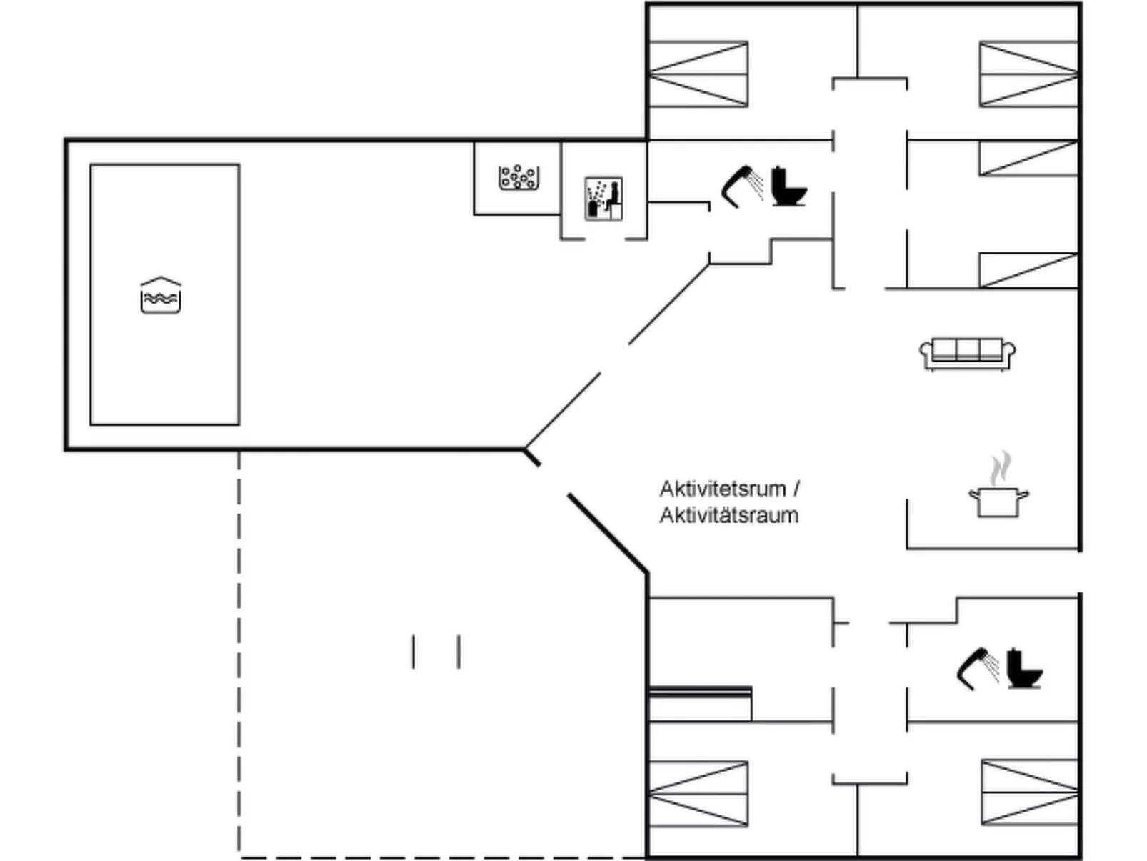"Edlef" - 800m from the sea-Dedans