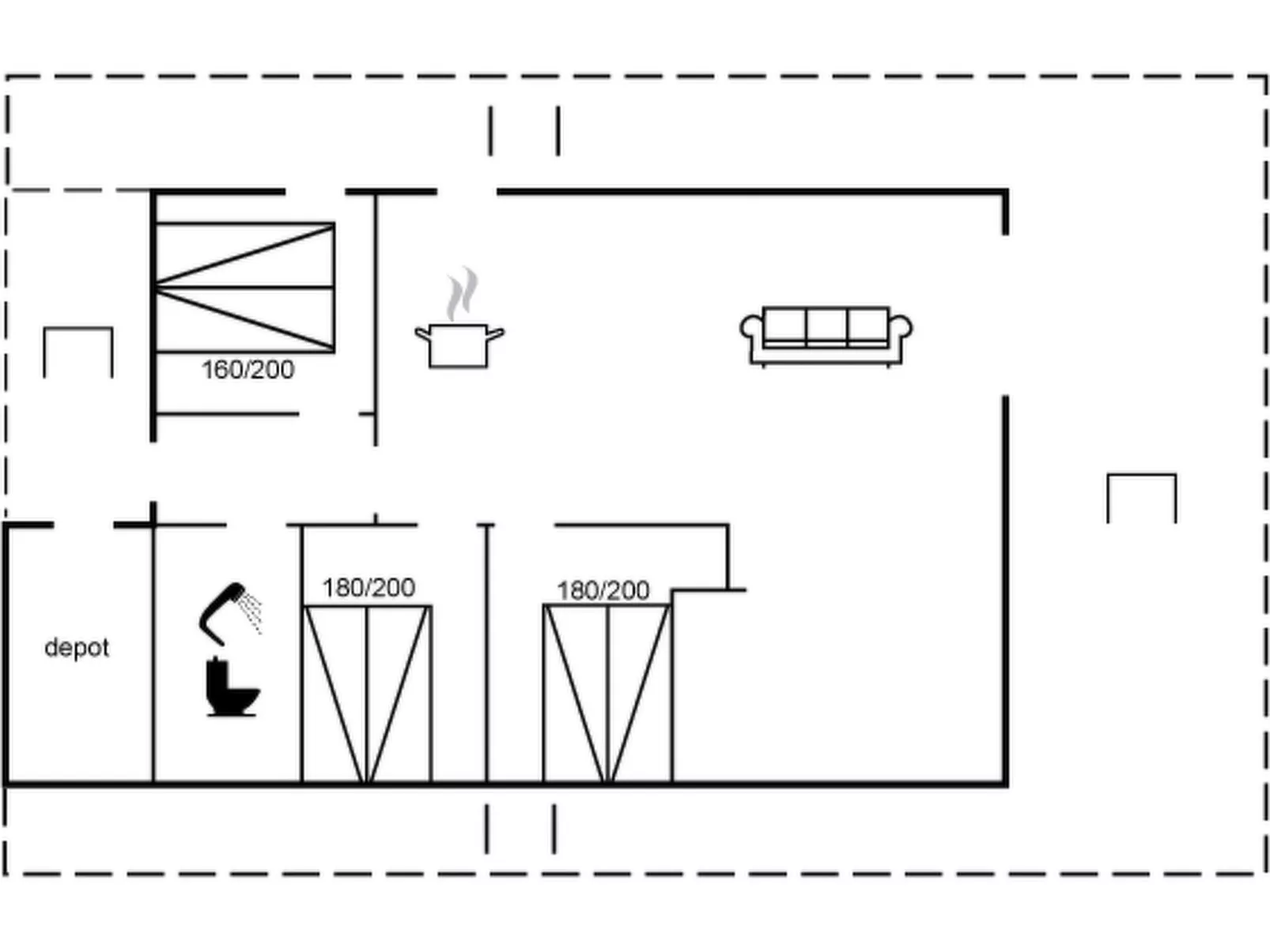 "Ferdine" - 1.5km from the sea-Inside