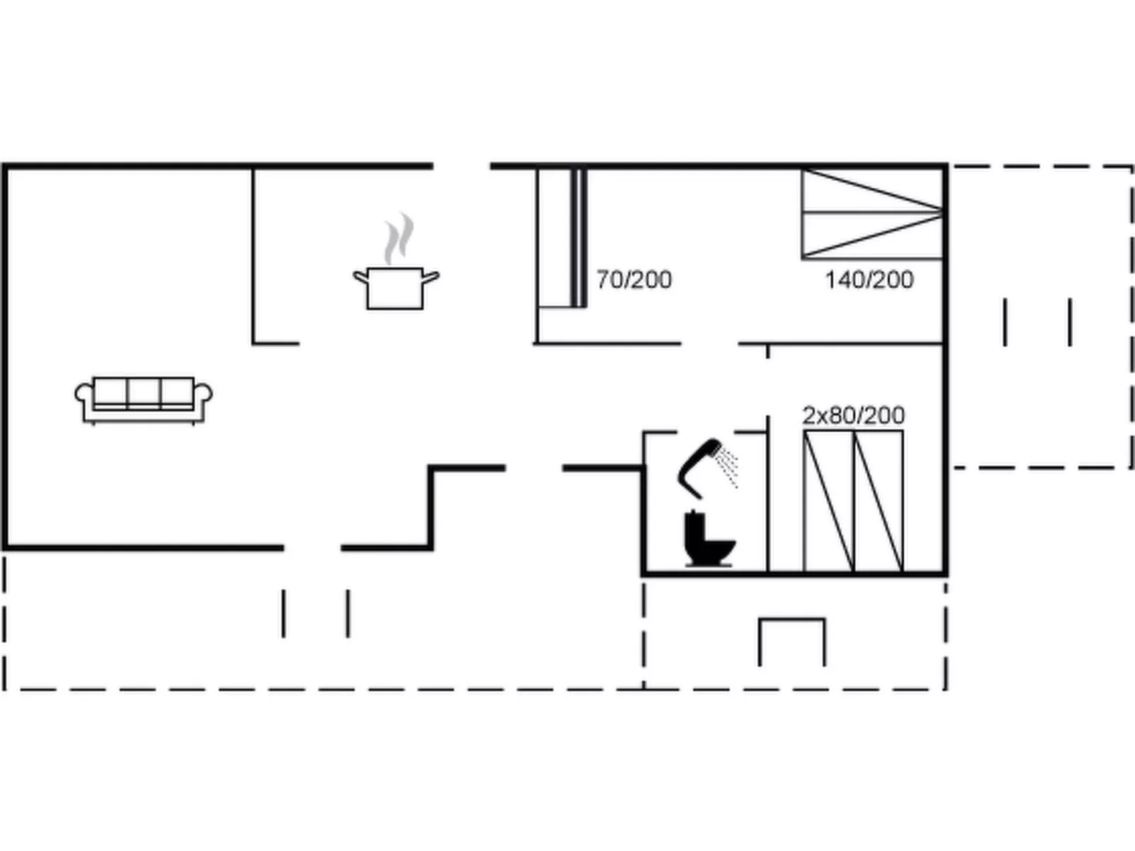 "Ylvi" - 2.8km from the sea-Dedans