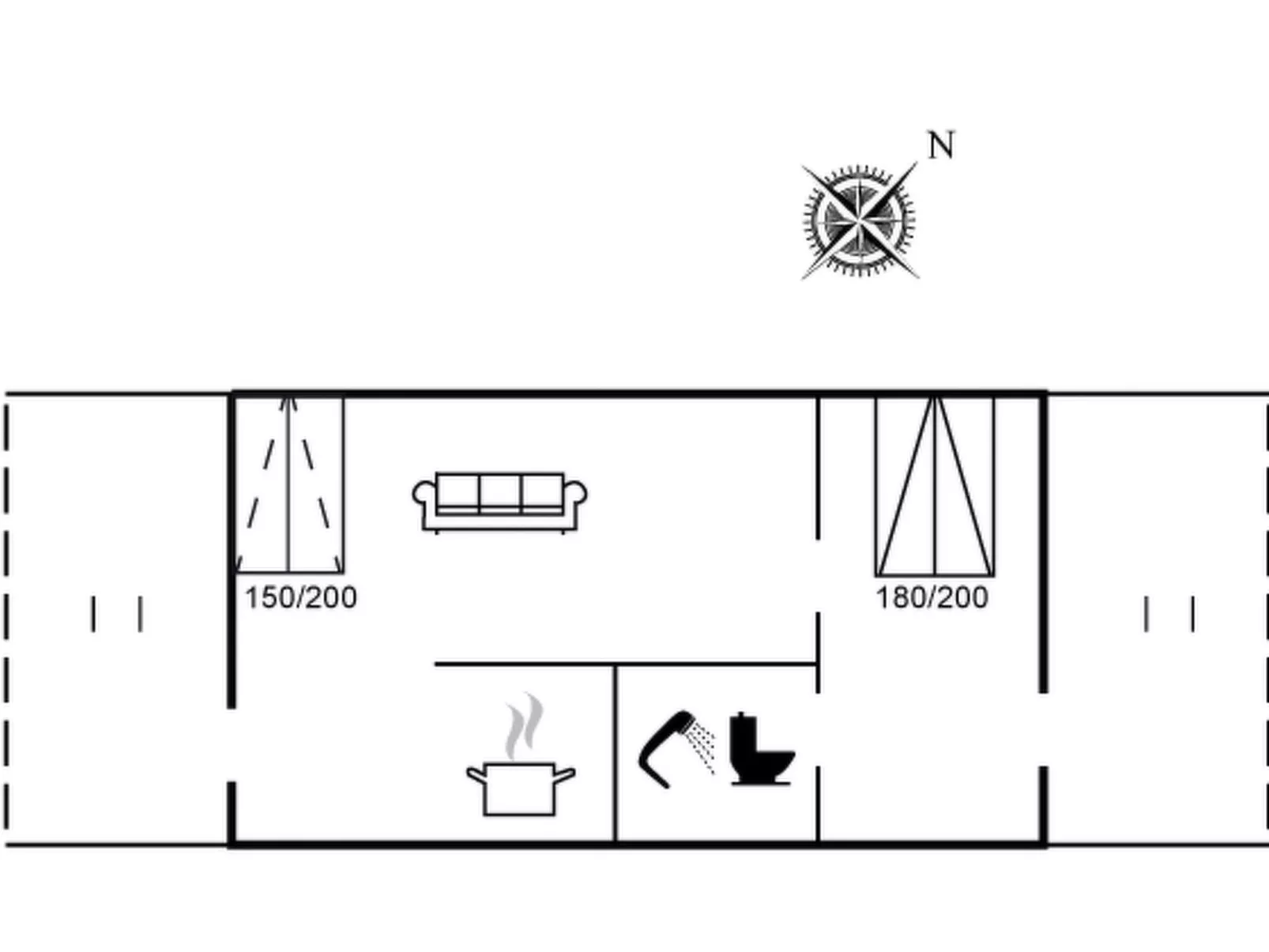 "Ala" - 80m from the sea-Drinnen