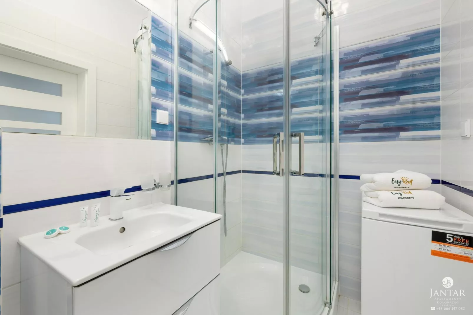 Apartament Grunwaldzka 12c-22 Pobierowo-Salle de bain