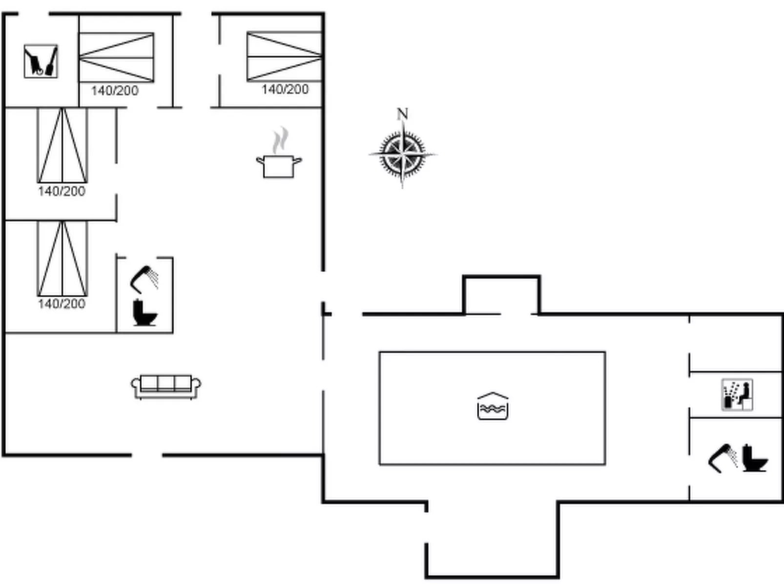 "Karmen" - 250m to the fjord-Inside