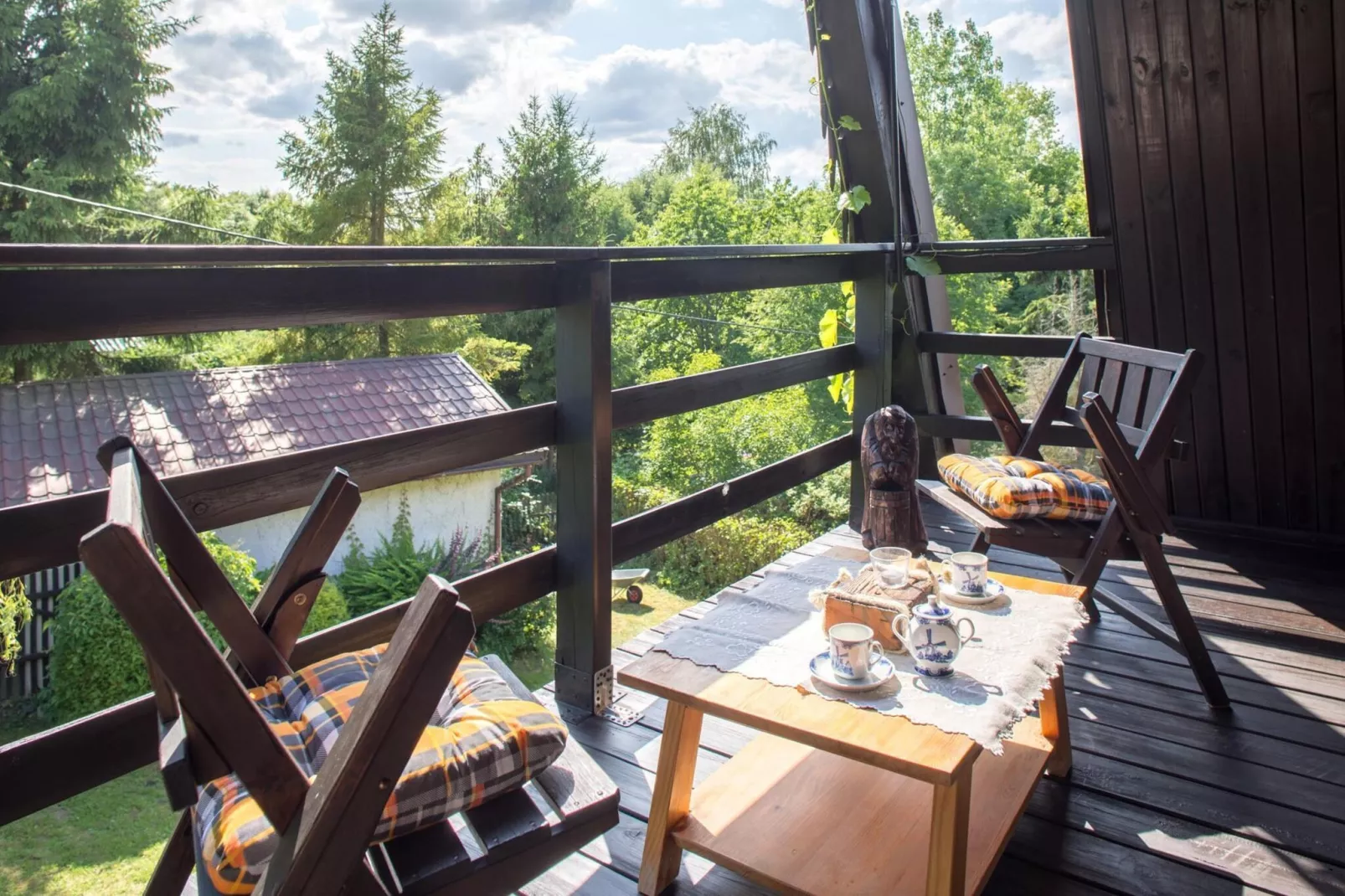 Dom wakacyjny dla 5 osób w Przewozie-Terrace balcony