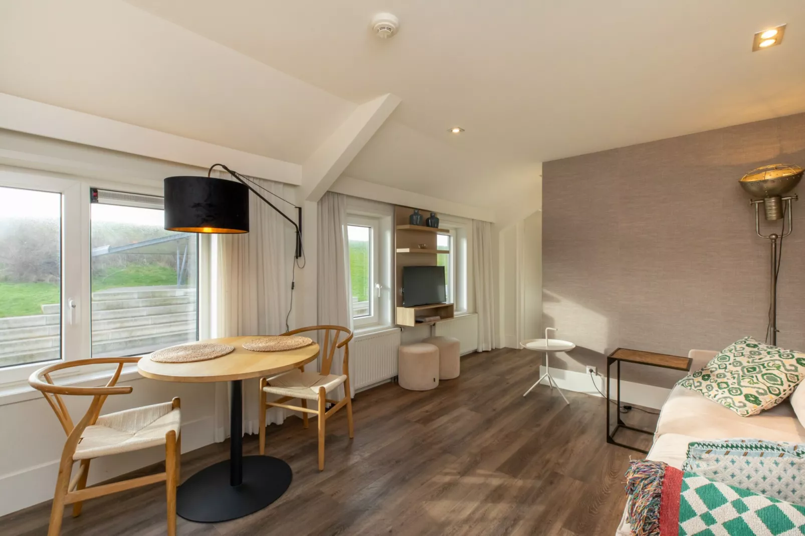 Overnachten in Zoutelande  Comfortabel Appartement Langstraat 5A-Living room