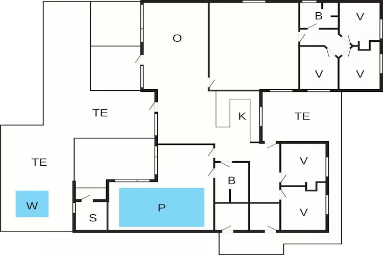 5 Sterne Ferienhaus in Otterup-Grundriss