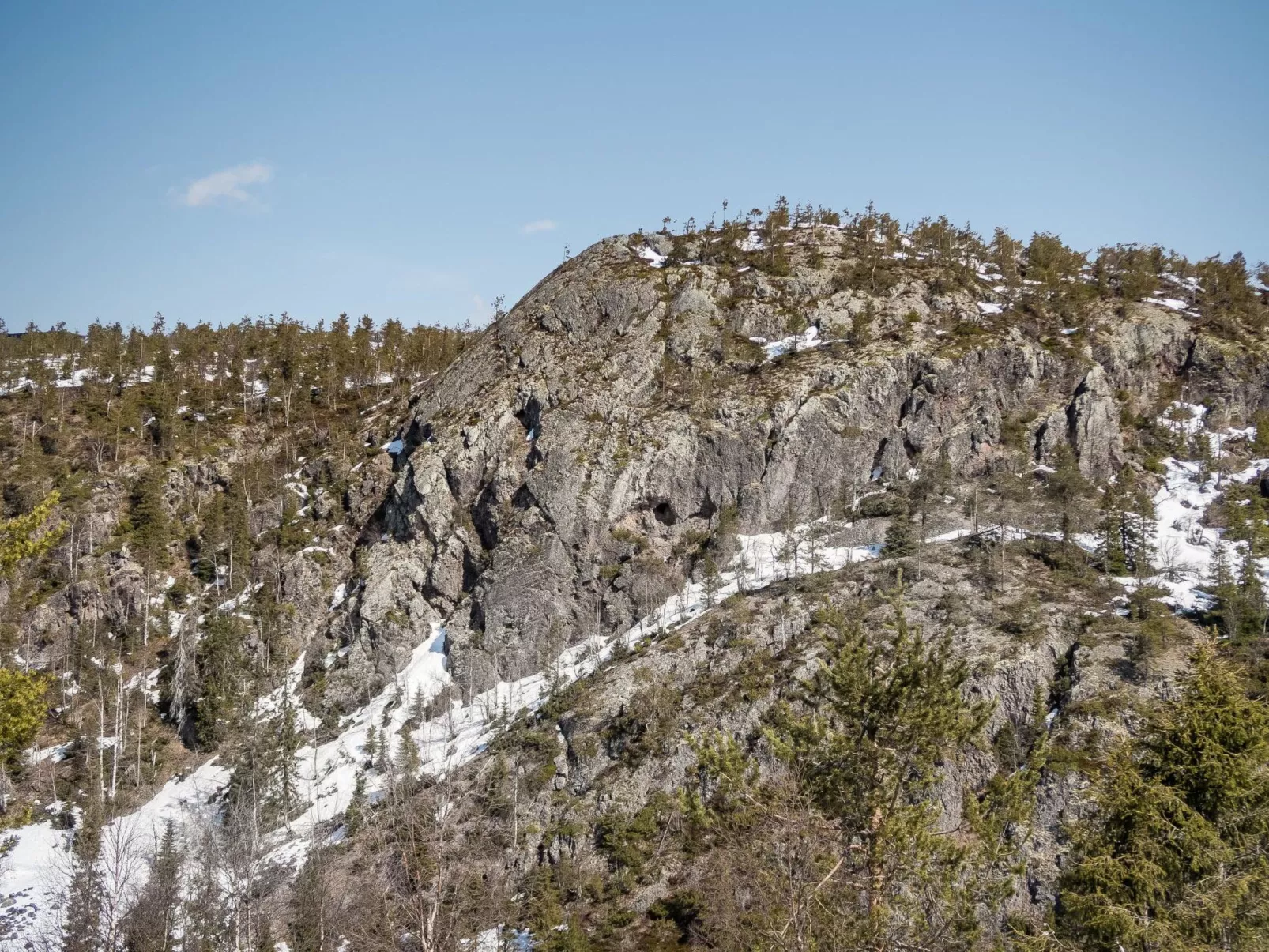 Rukan komia chalet-Drinnen