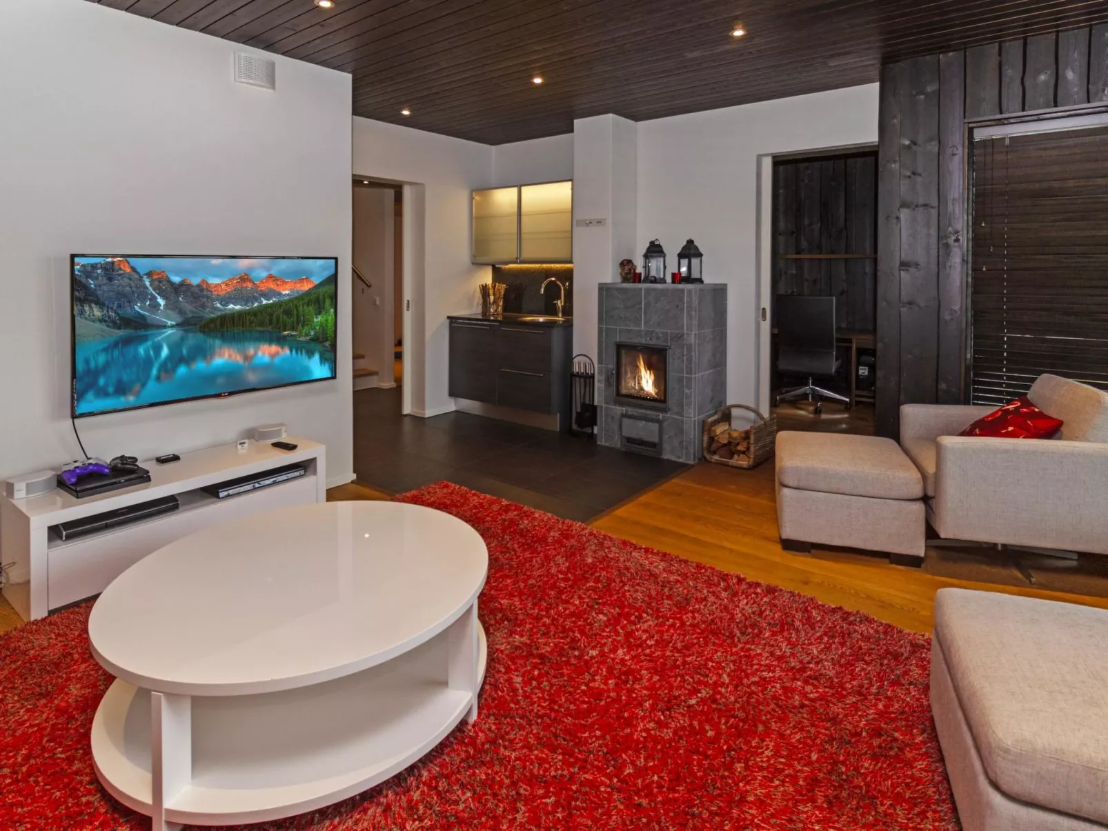 Holy lake chalet a-Drinnen