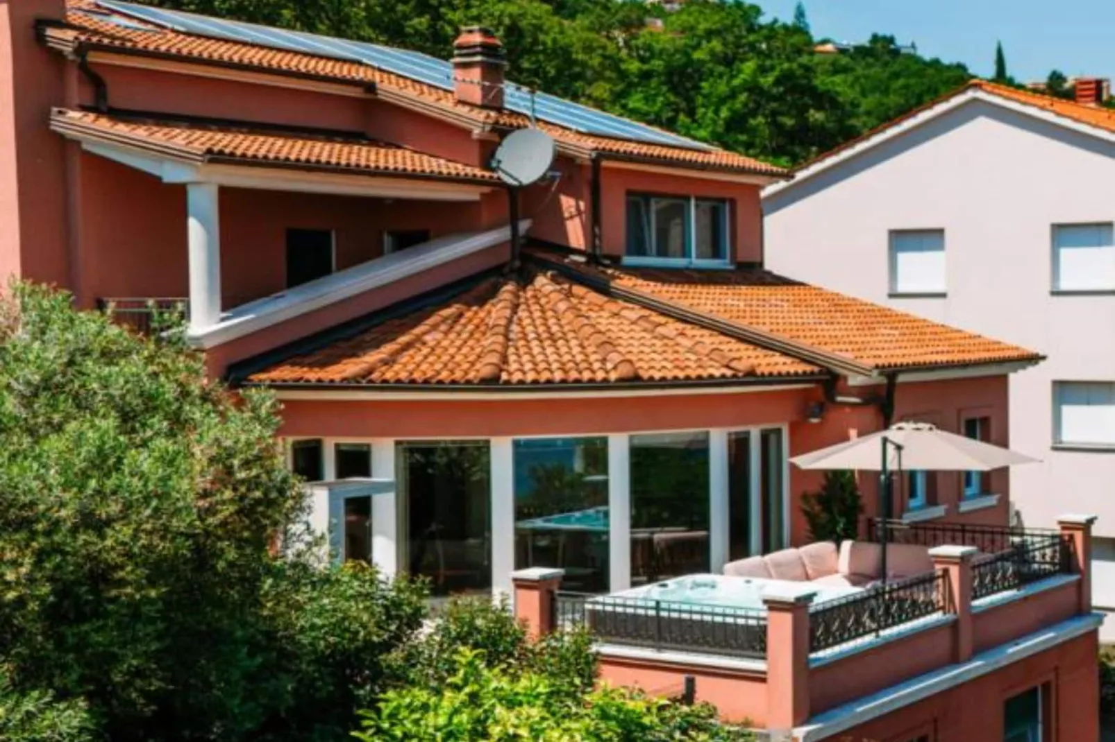 Villa Marid Opatija - One Bedroom Apartment With Balcony-Outdoor
