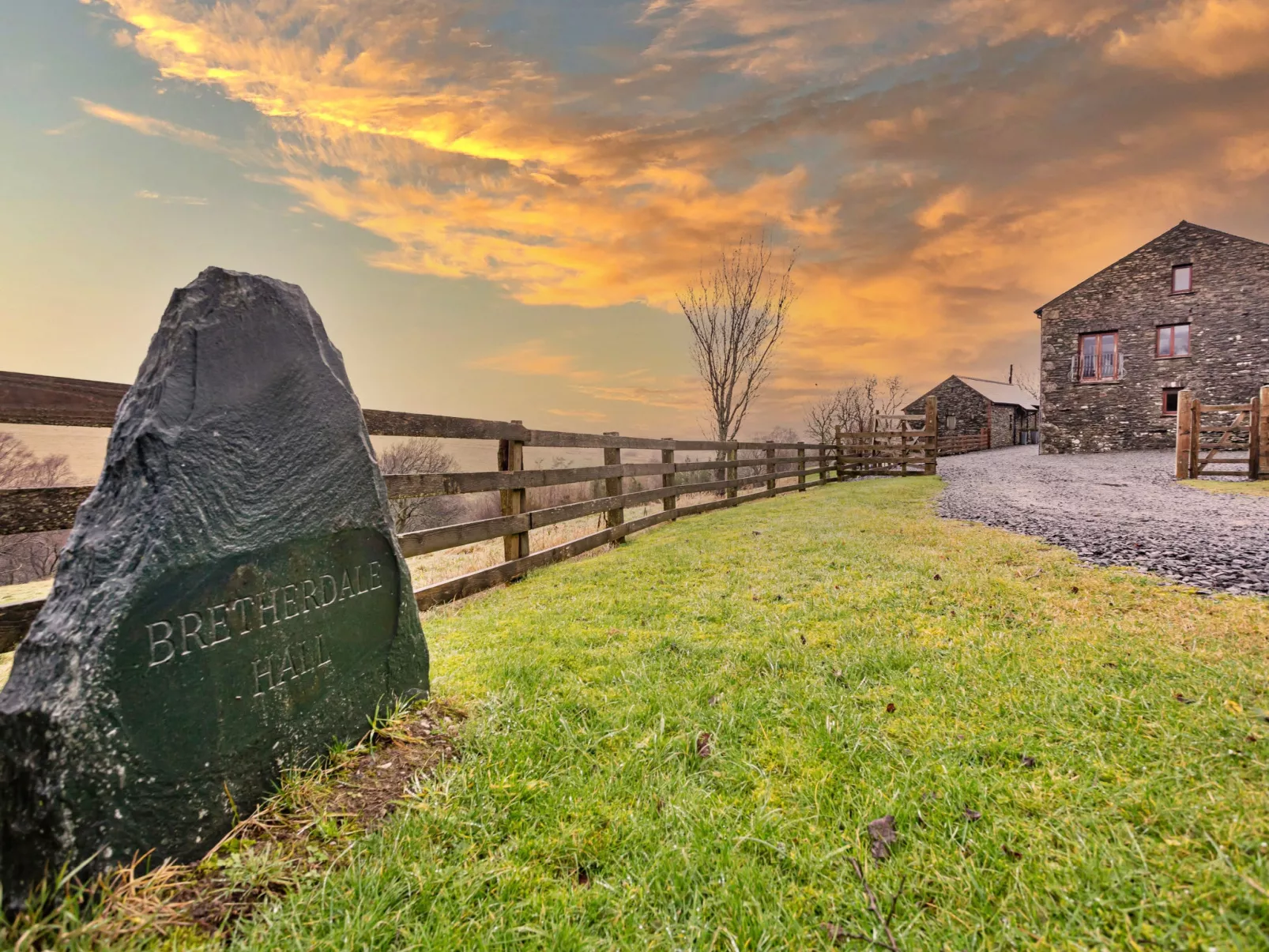 Bretherdale Barn-Draußen