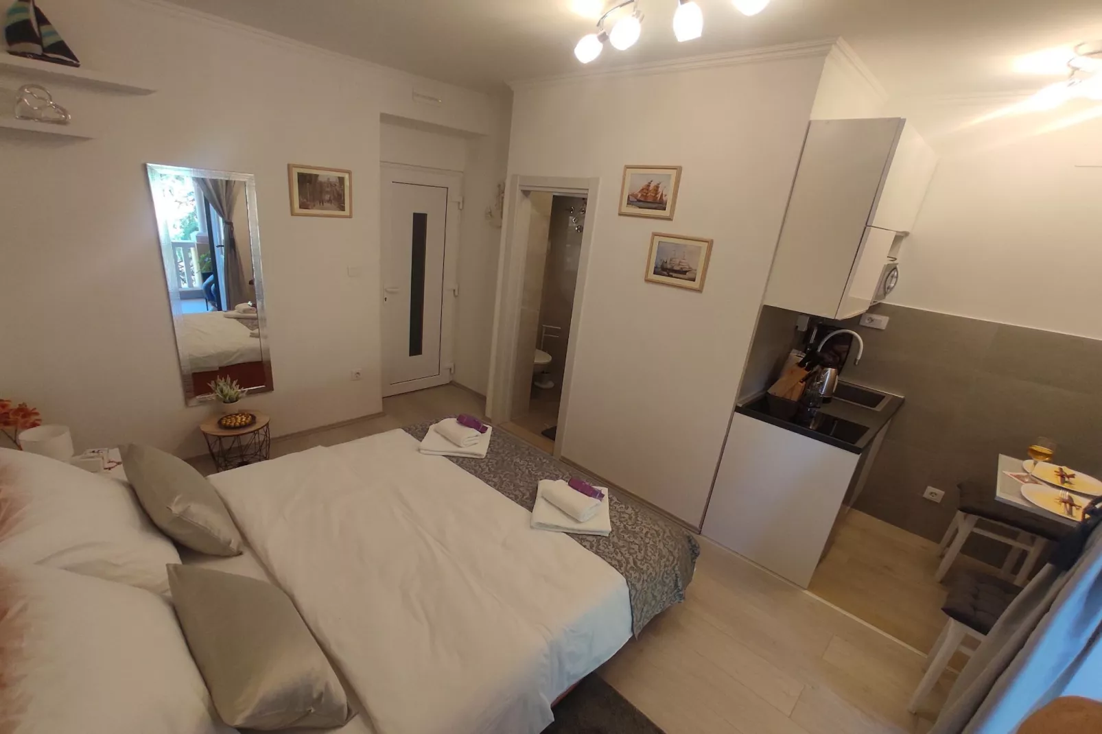 Room Porat 2 with Private Terrace - Double Bedroom with Private Terrace-Chambre