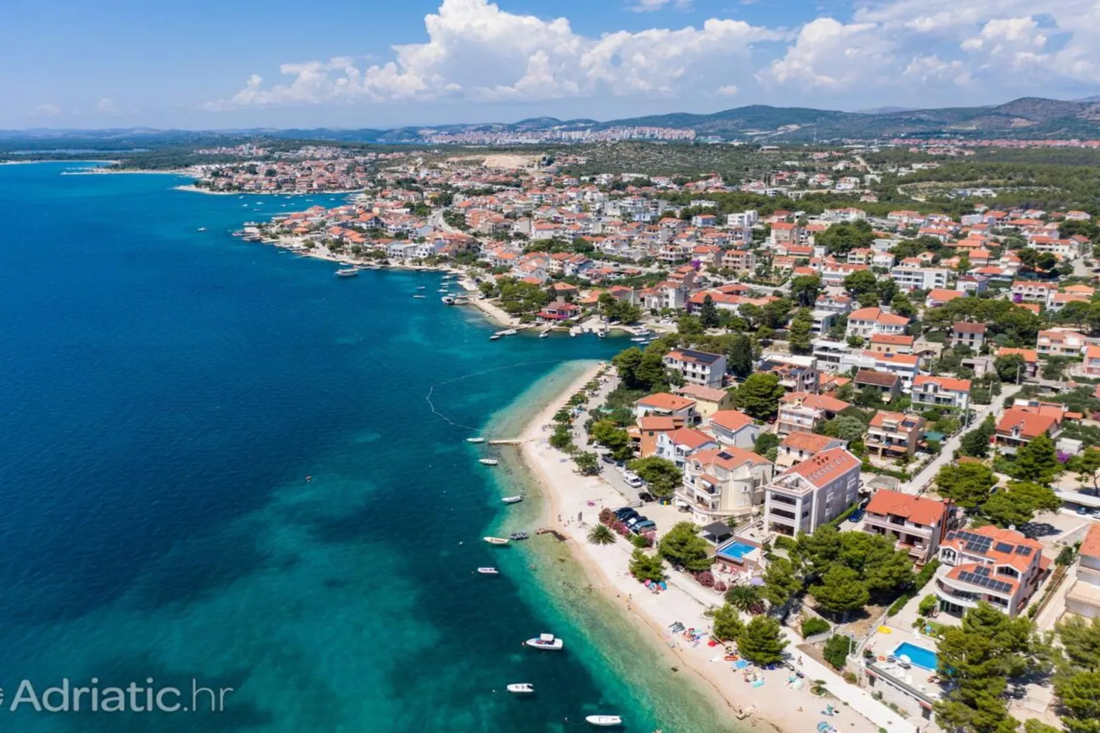 Apartment with Terrace and Sea View Brodarica - Two Bedroom Apartment with Sea View-Aussicht