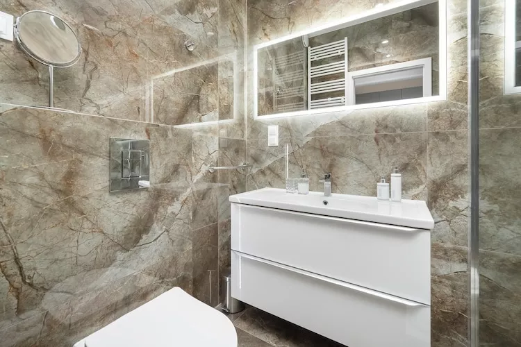 Apartament w Polanicy Zdrojowa 34B - 408-Badezimmer