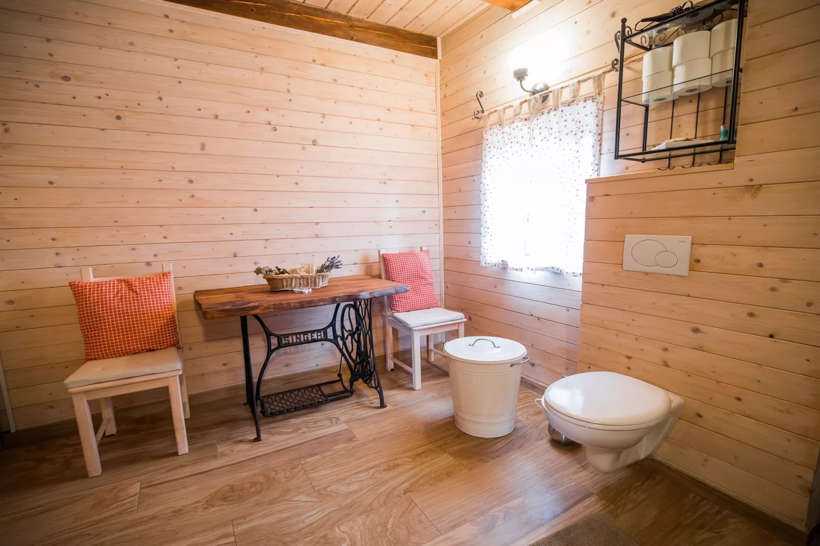 Serene Rustic Haven Holiday Home with Sauna - Two Bedroom Holiday Home with Sauna-Bathroom