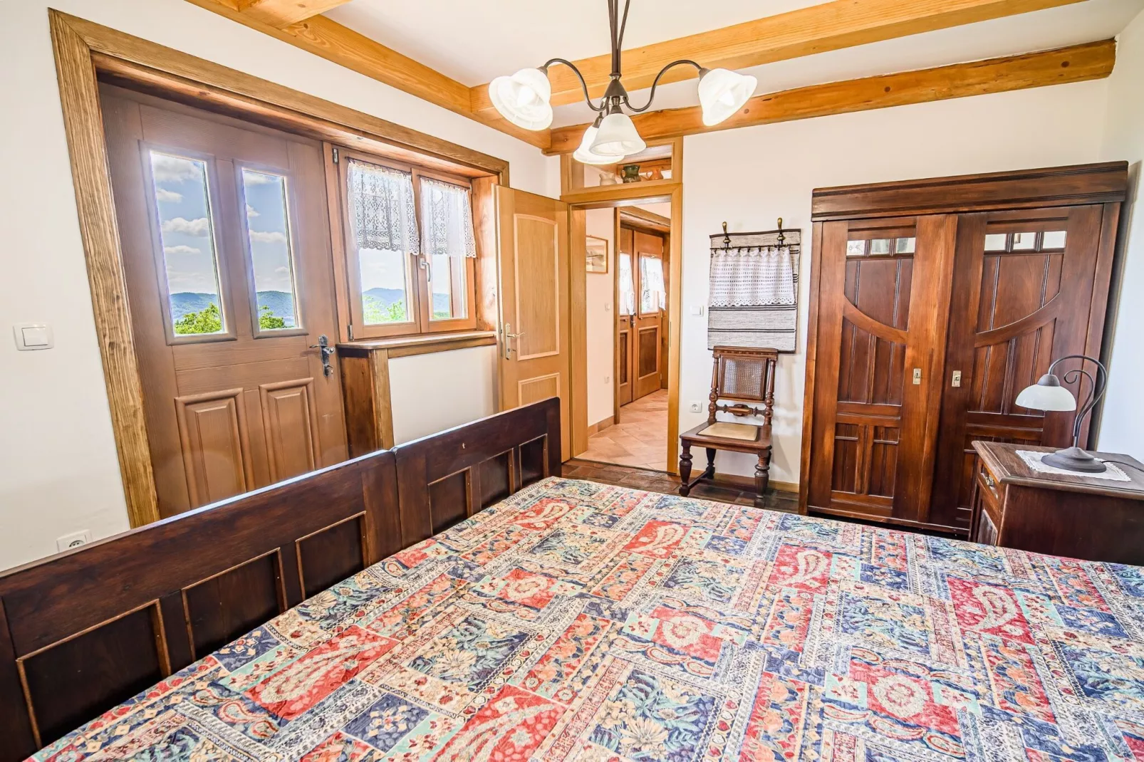 Hidden Authentic Haven Apartments - Two Bedroom Apartment with Balcony-Bedroom