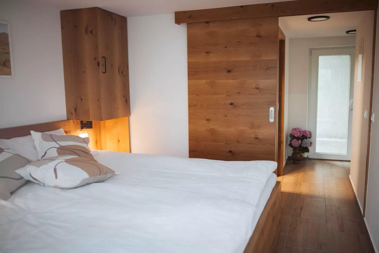 Cozy Holiday Home with Fireplace and Scenic Hills in Bistrica ob Sotli - Two Bedroom Holiday Home-Bedroom