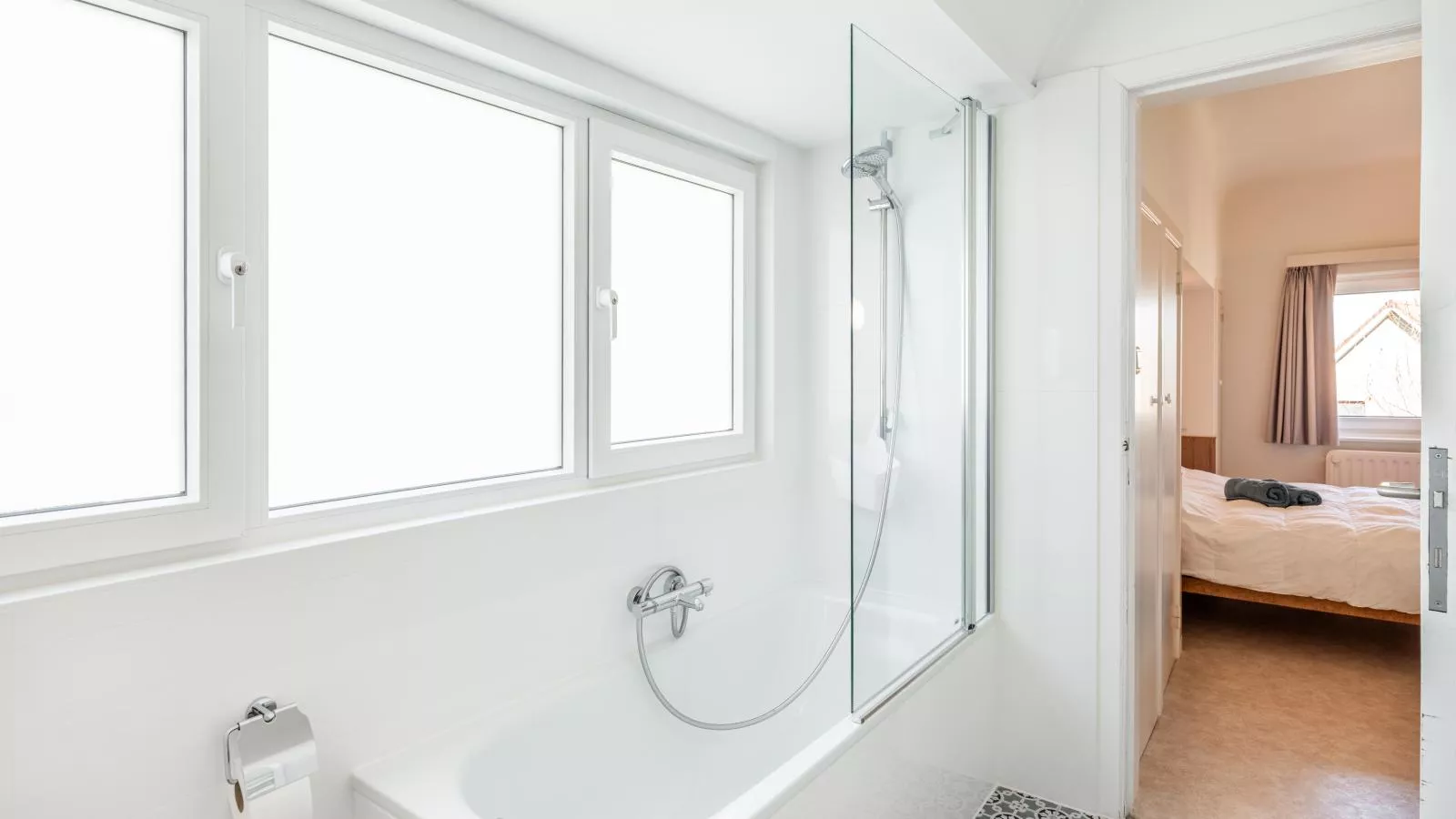 Aux Dunes-Badezimmer