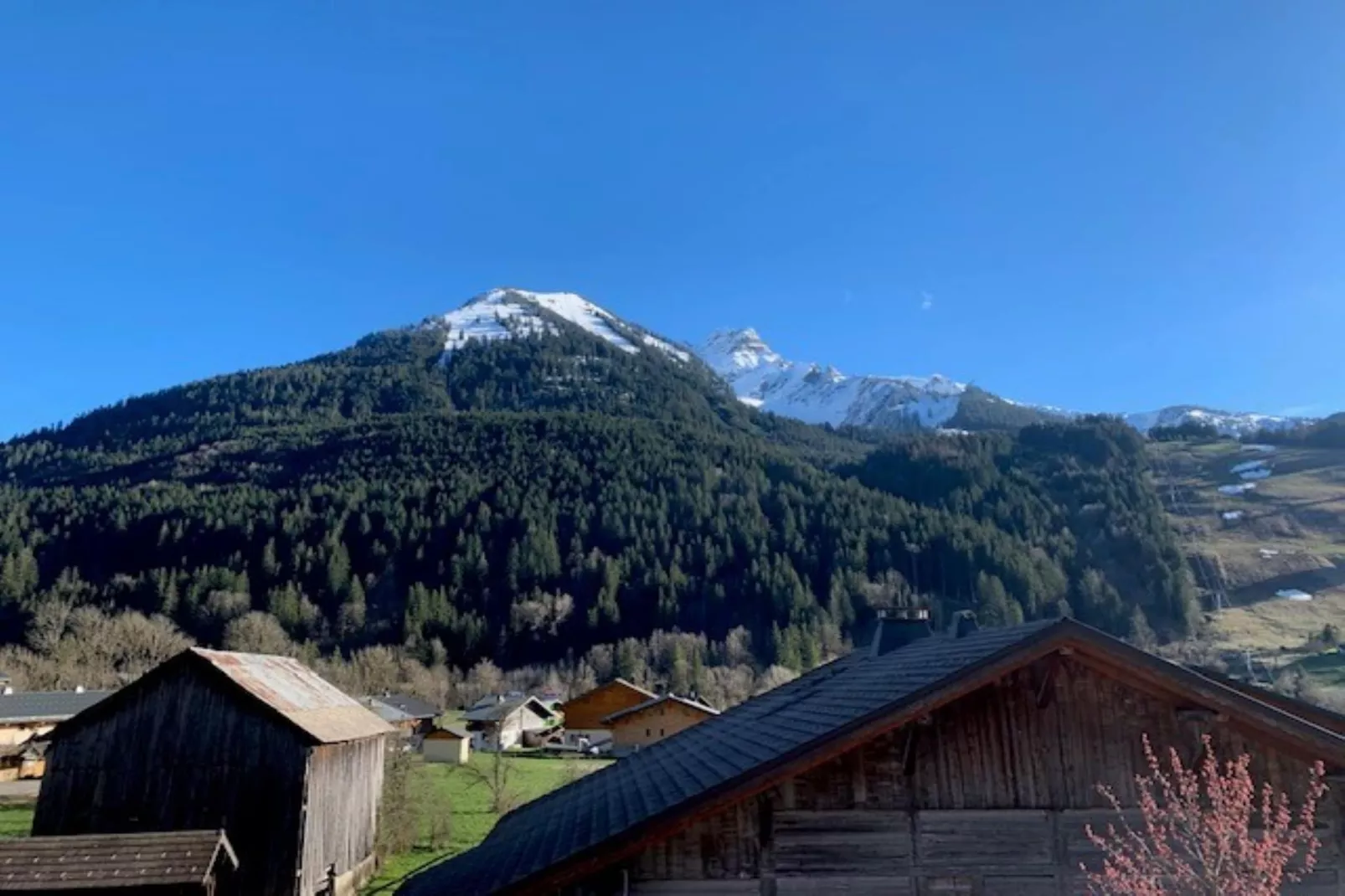 Les Sorbiers-View in summer