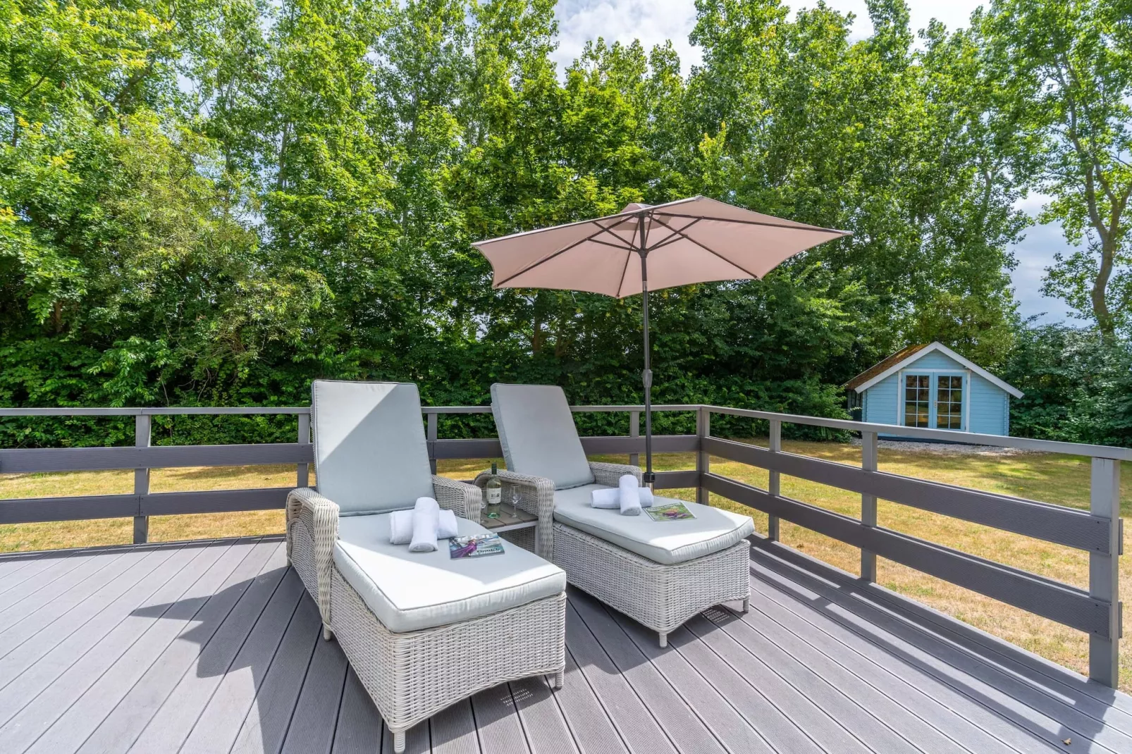 Eb & Vloed-Terrasse/Balkon