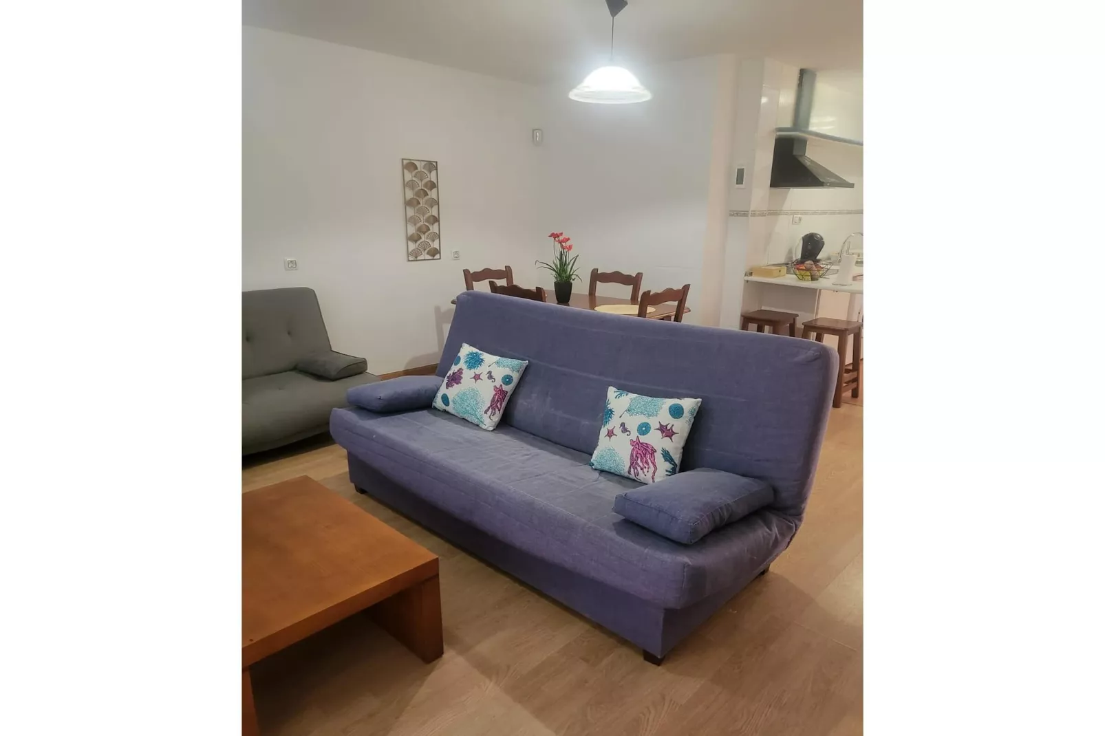 CT 369 AL - Faro's Apartmento Naturista - Primera Linea Vera Playa-Salon