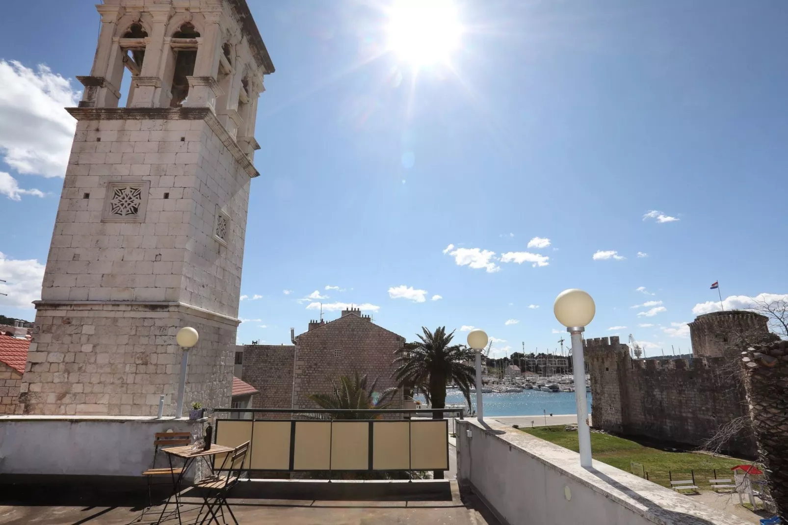 M Apartment Trogir-View in summer
