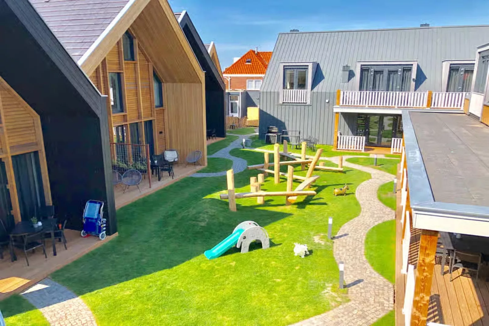 Plein 40 Lodge 19-Jardins en été