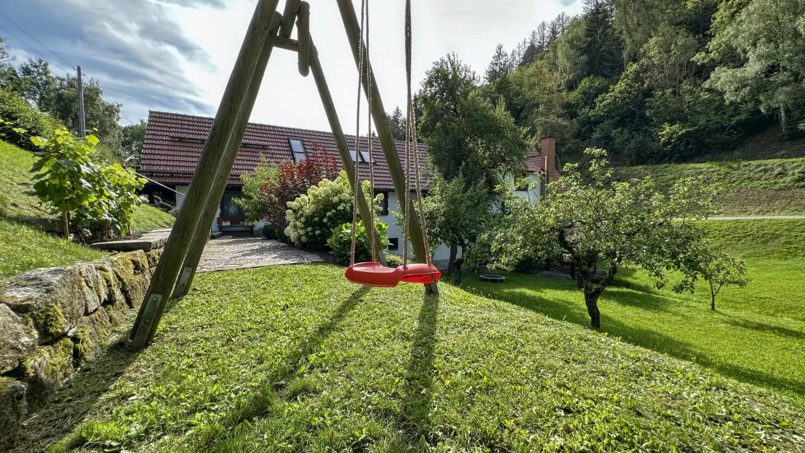 Gläserberg-Jardins en été