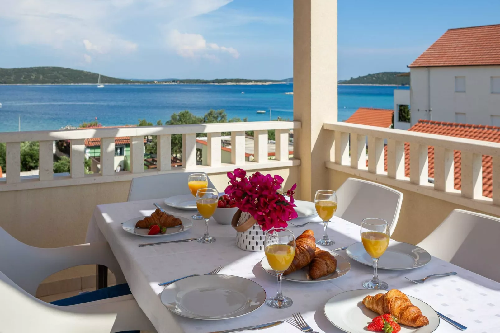 Apartment Bella Vista - Three Bedroom Apartment with Terrace  and Sea View(A6)-Terrace