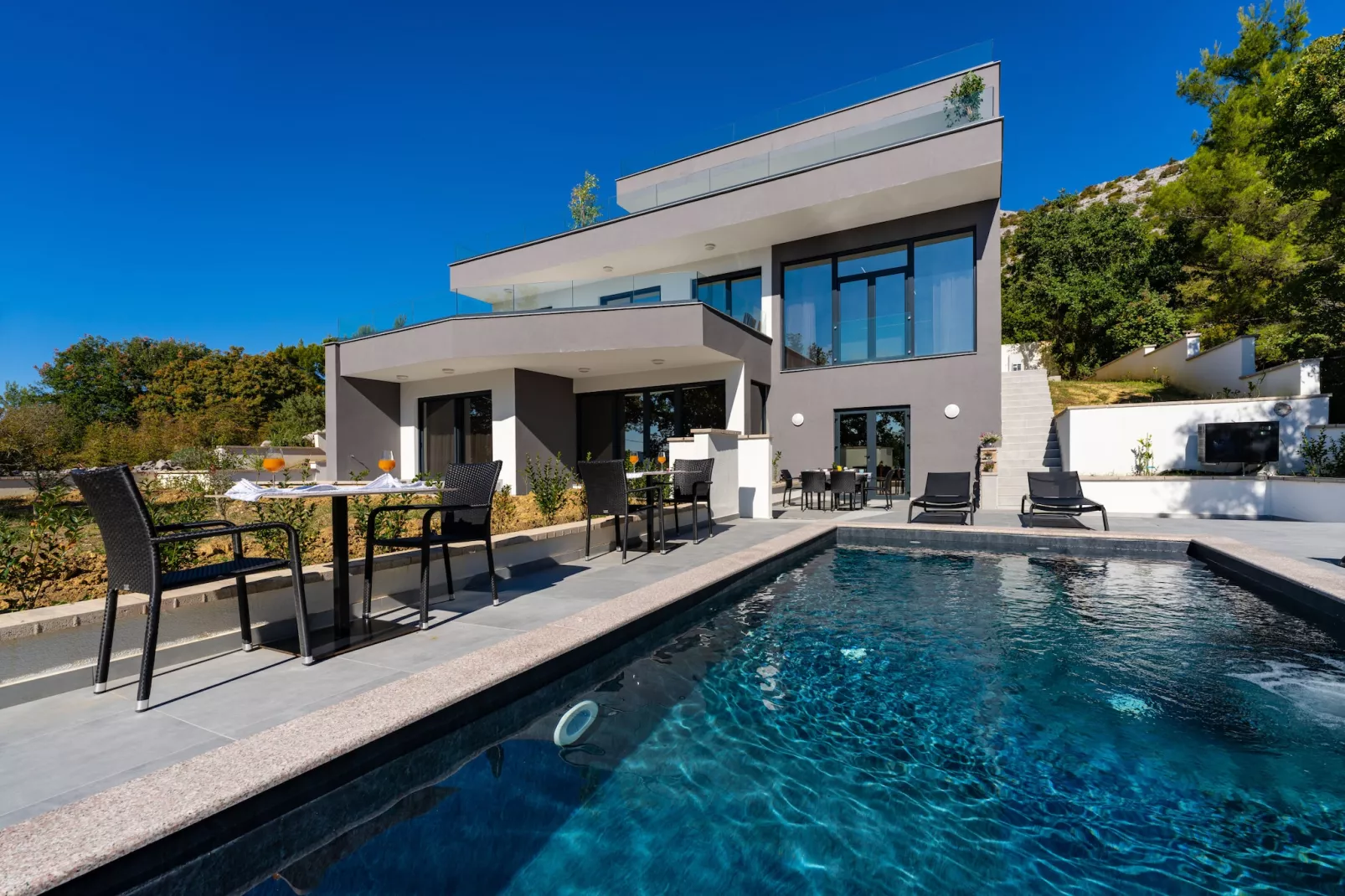 Sea view Villa Senti-Piscine