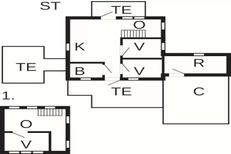 Maison de vacances pour 7 a Harboøre-Plan