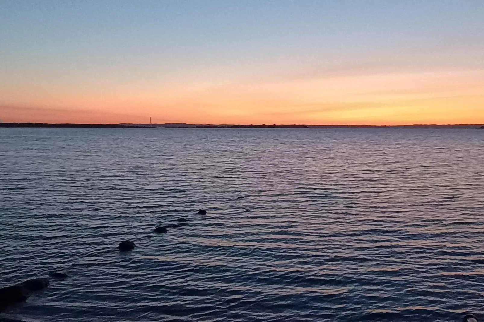 Maison de vacances pour 6 a Knebel-By Traum - Vue sur l'eau