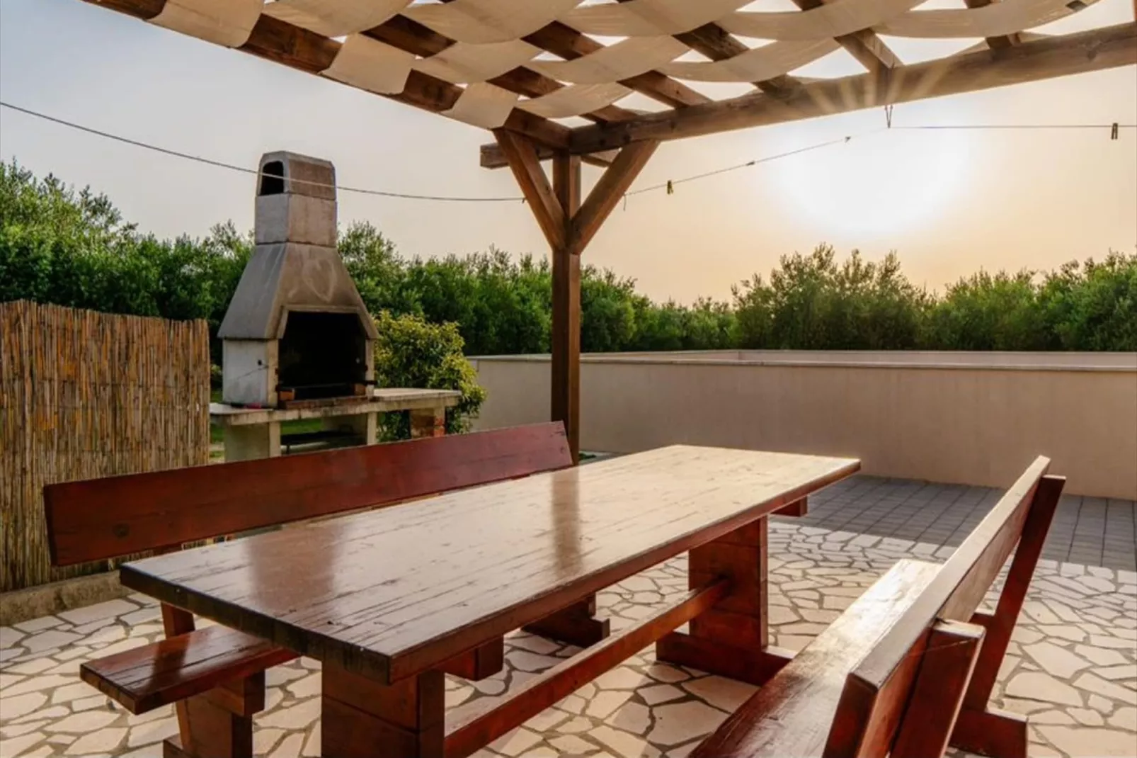 Holiday home Stipe, Vrsi-Mulo bei Nin-E12/Ferienhaus 180qm/12 pax-Gardens in summer