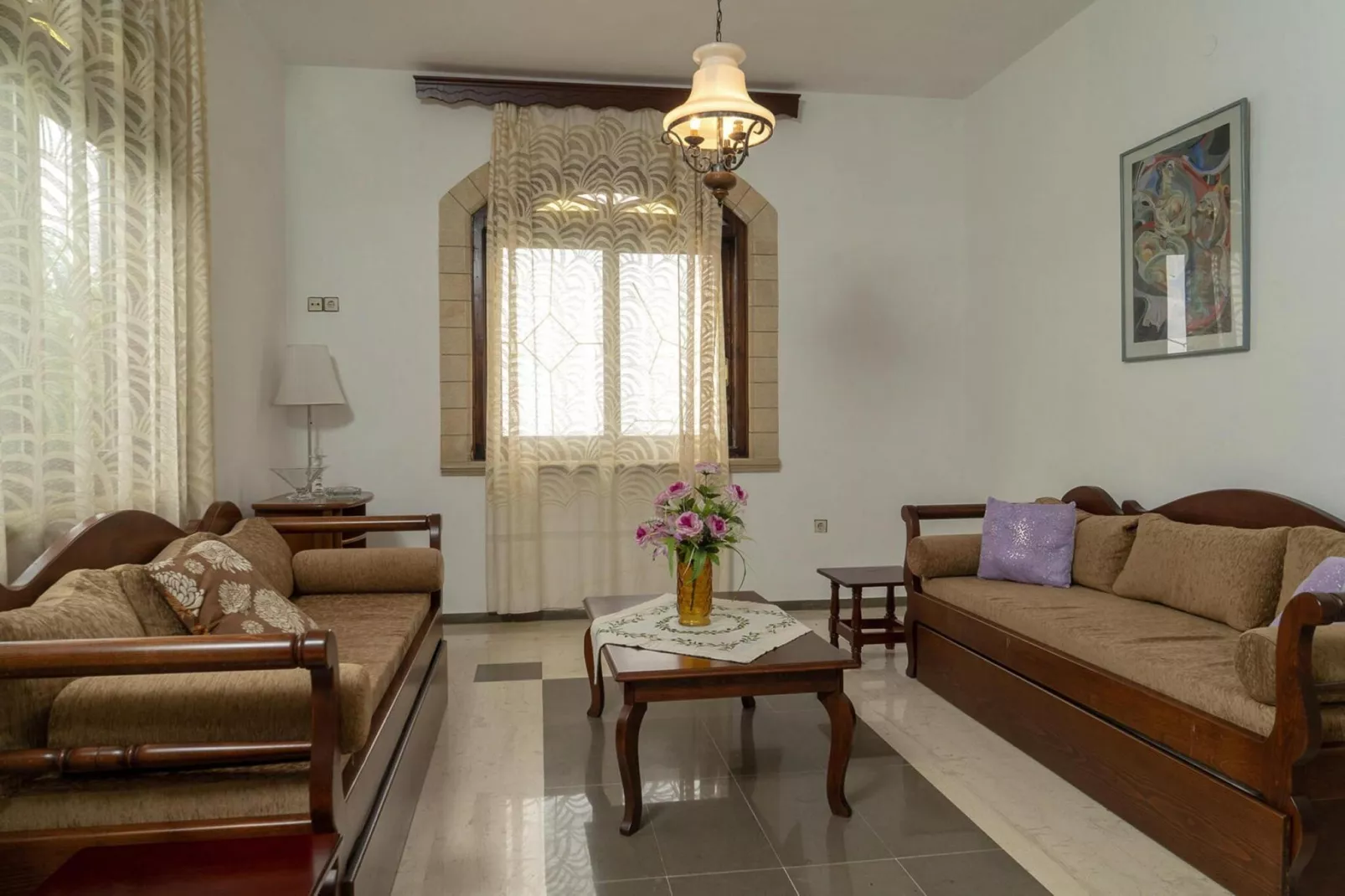 Holiday home, Stalos-Villa Giorgos-Wohnzimmer