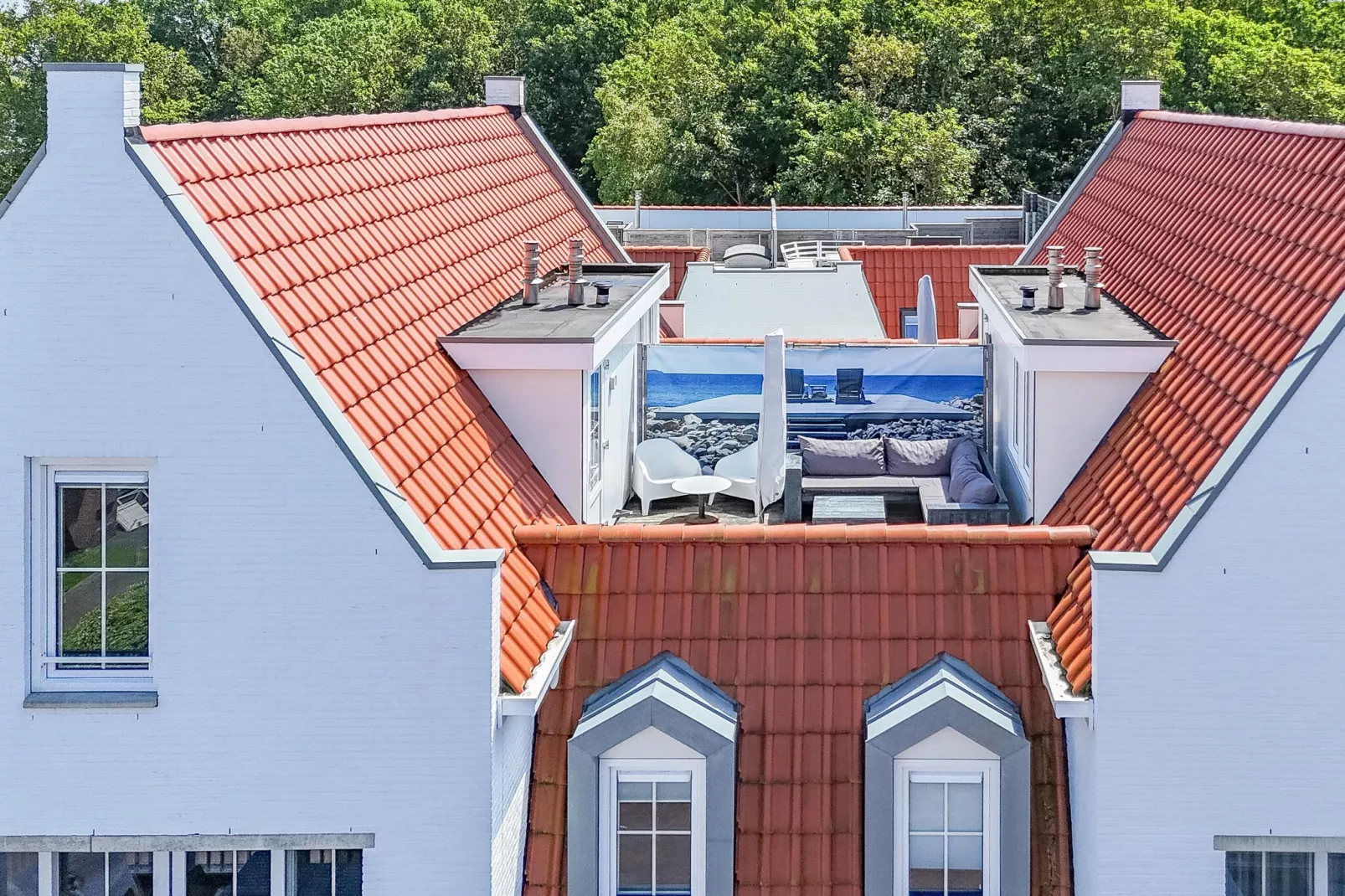 Appartement Kaapduinseweg 13 Dishoek 13D luxe 6p sauna-Terrasse / balcon