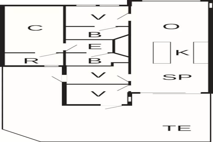 7 Personen Ferienhaus in Gilleleje-By Traum-Grundriss