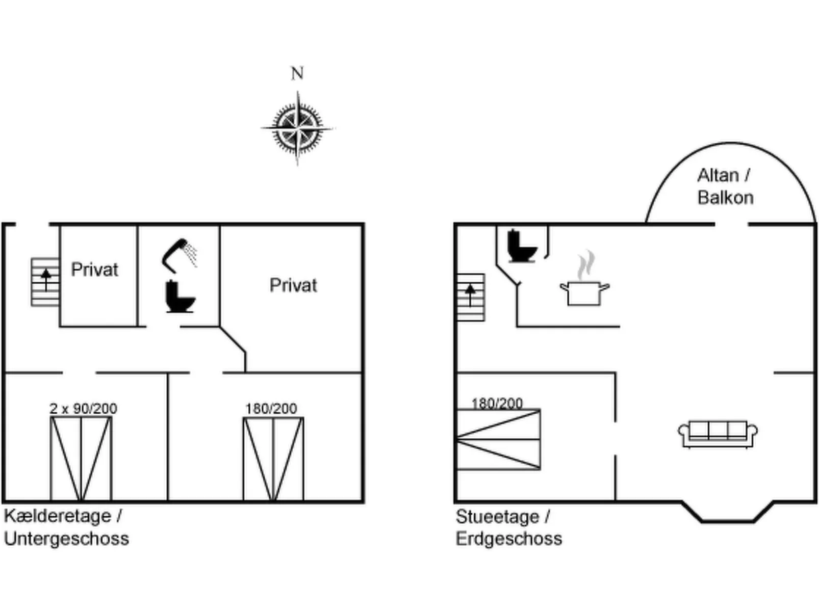 "Harro" - 150m from the sea-Inside