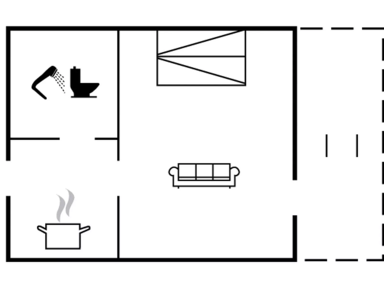 "Annemai" - 500m from the sea-Inside
