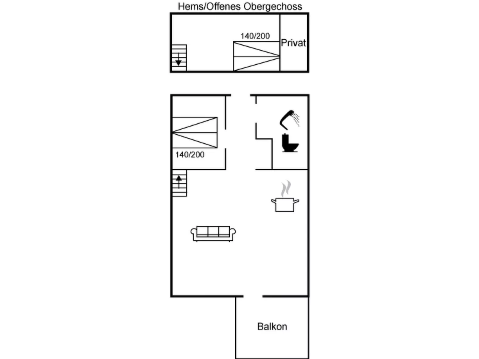 "Cariba" - 150m from the sea-Inside