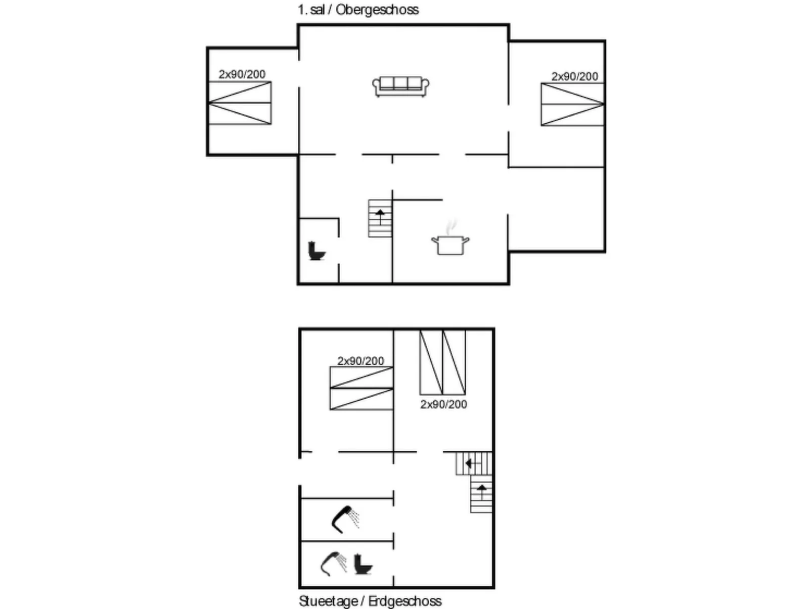 "Starki" - 800m from the sea-Drinnen