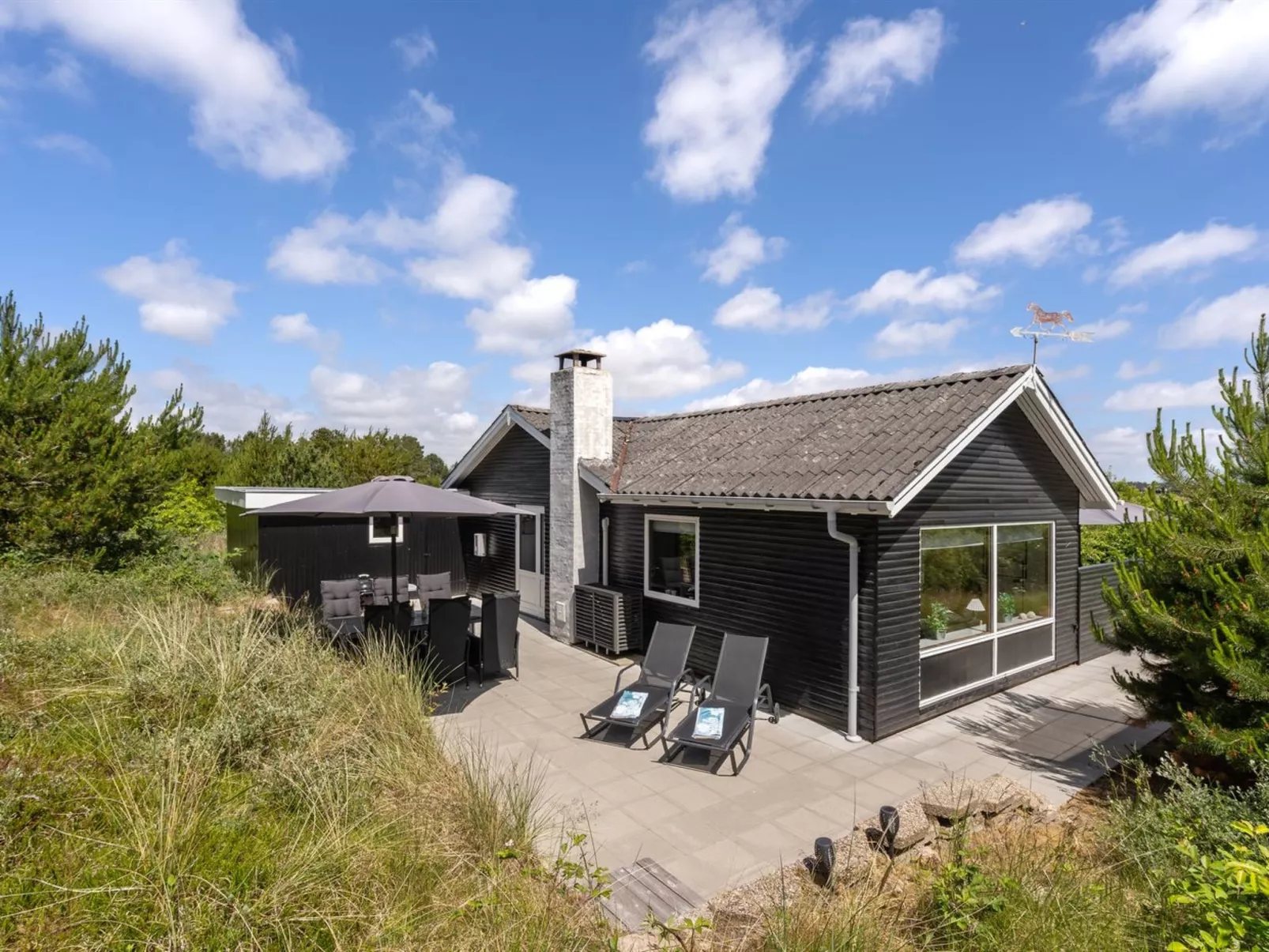 "Halfdan" - 1.1km from the sea-Dehors