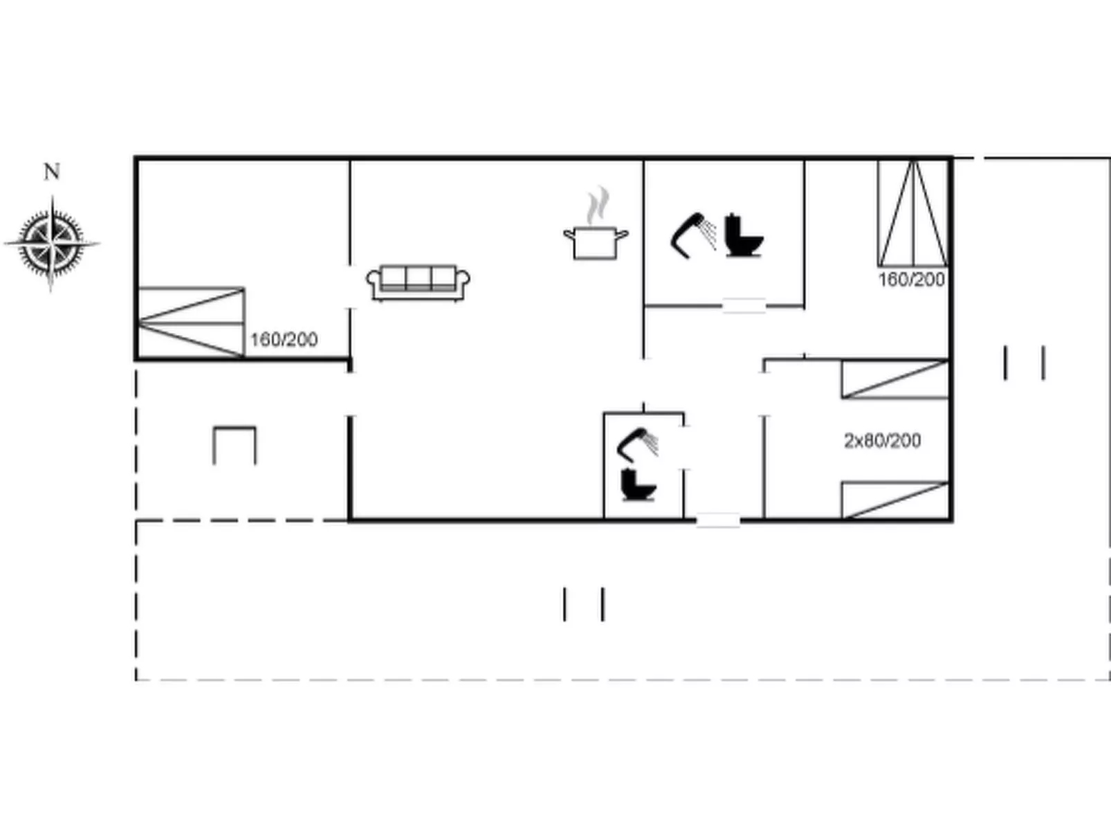 "Tatania" - 800m from the sea-Dedans