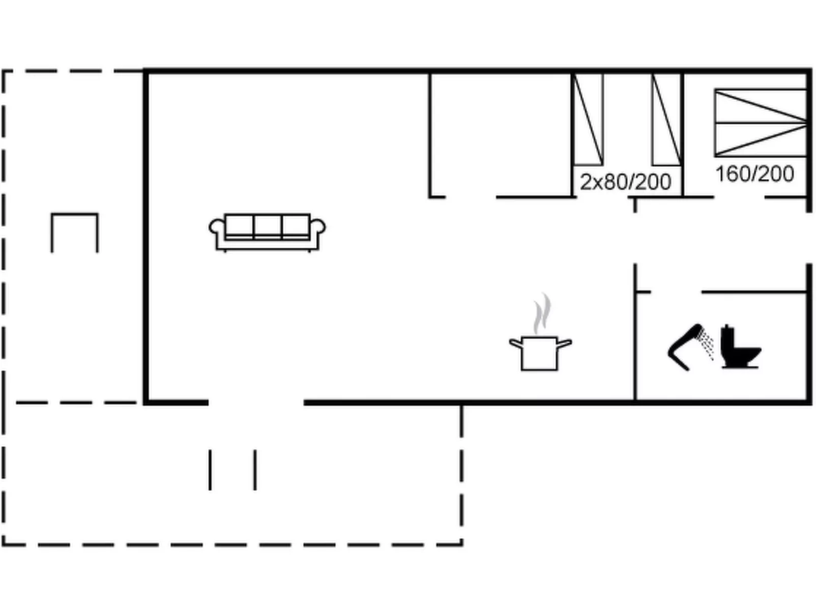 "Aave" - 800m from the sea-Inside
