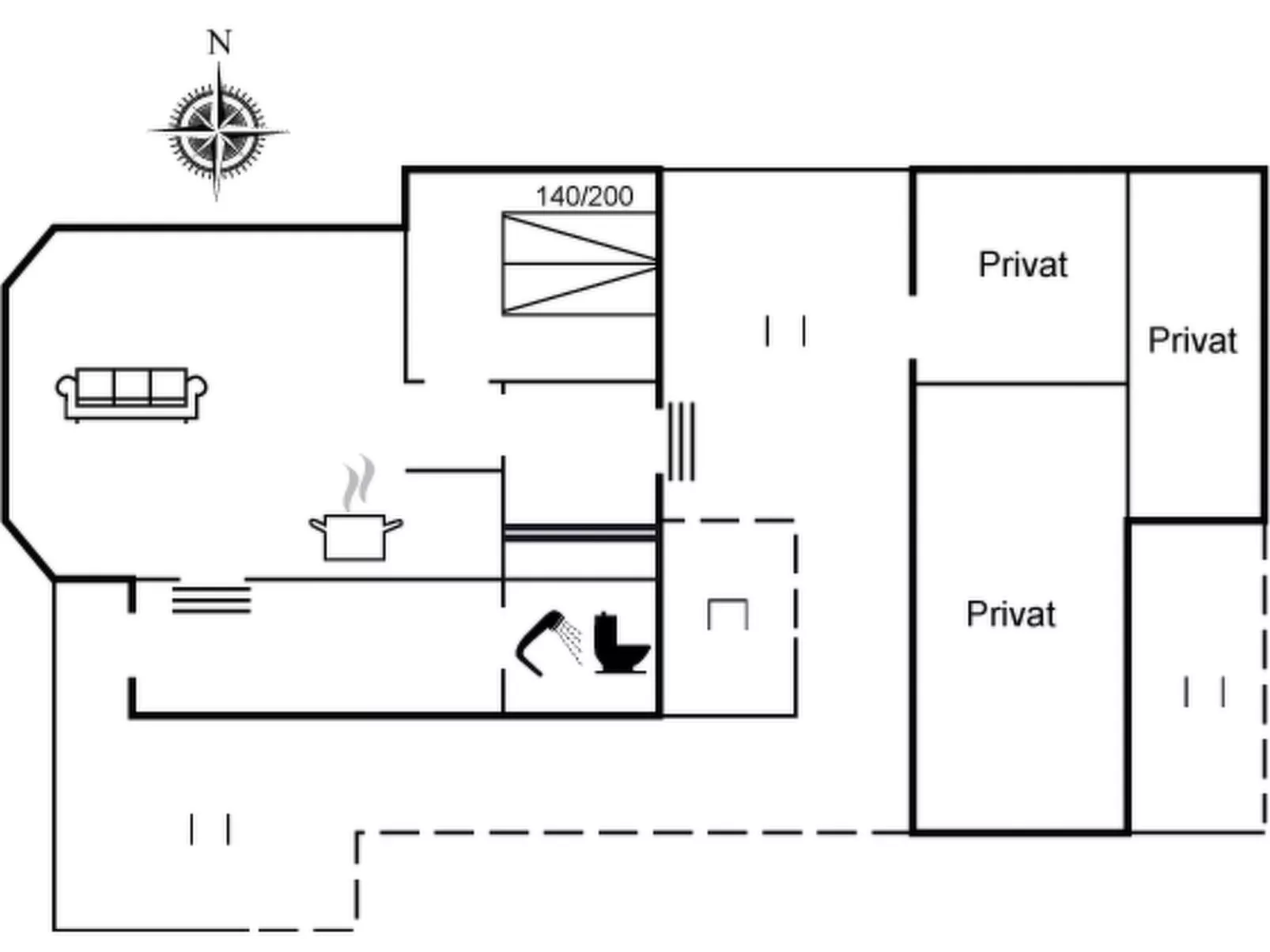 "Miroslava" - 140m from the sea-Inside