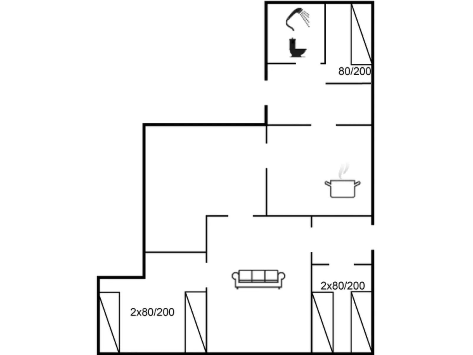 "Ejler" - 200m from the sea-Inside