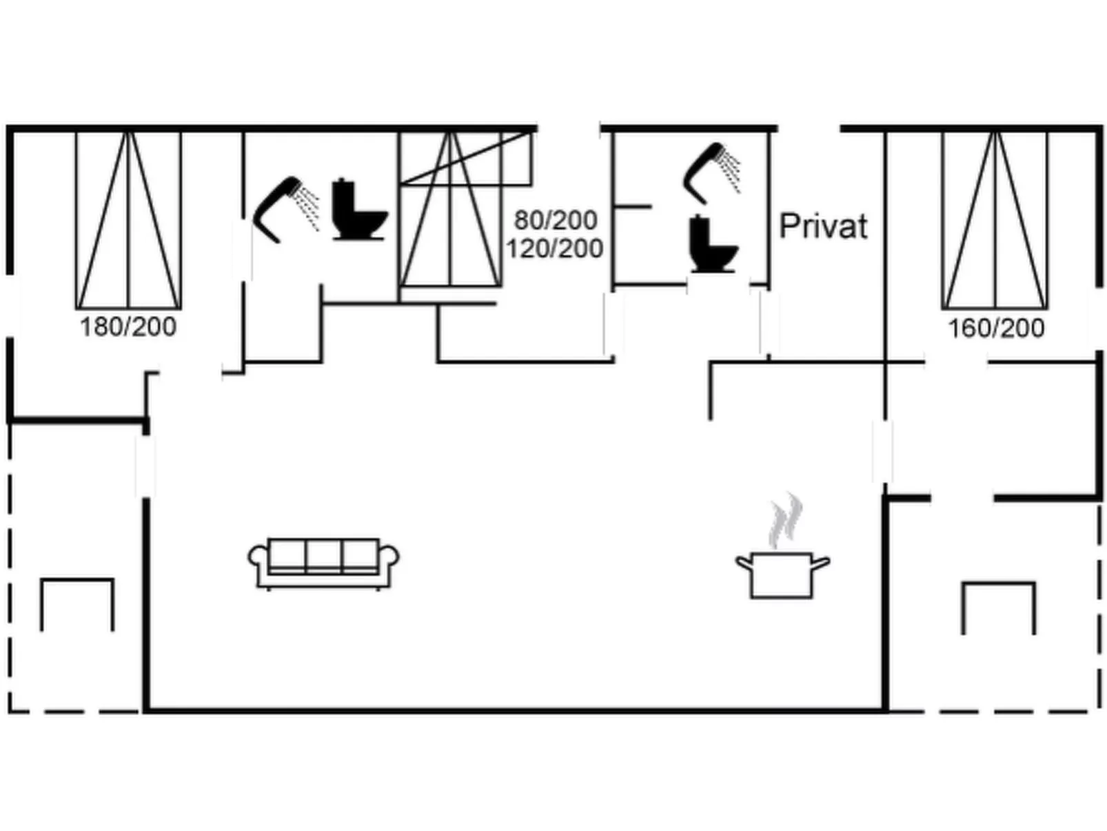"Ilvy" - 850m from the sea-Inside