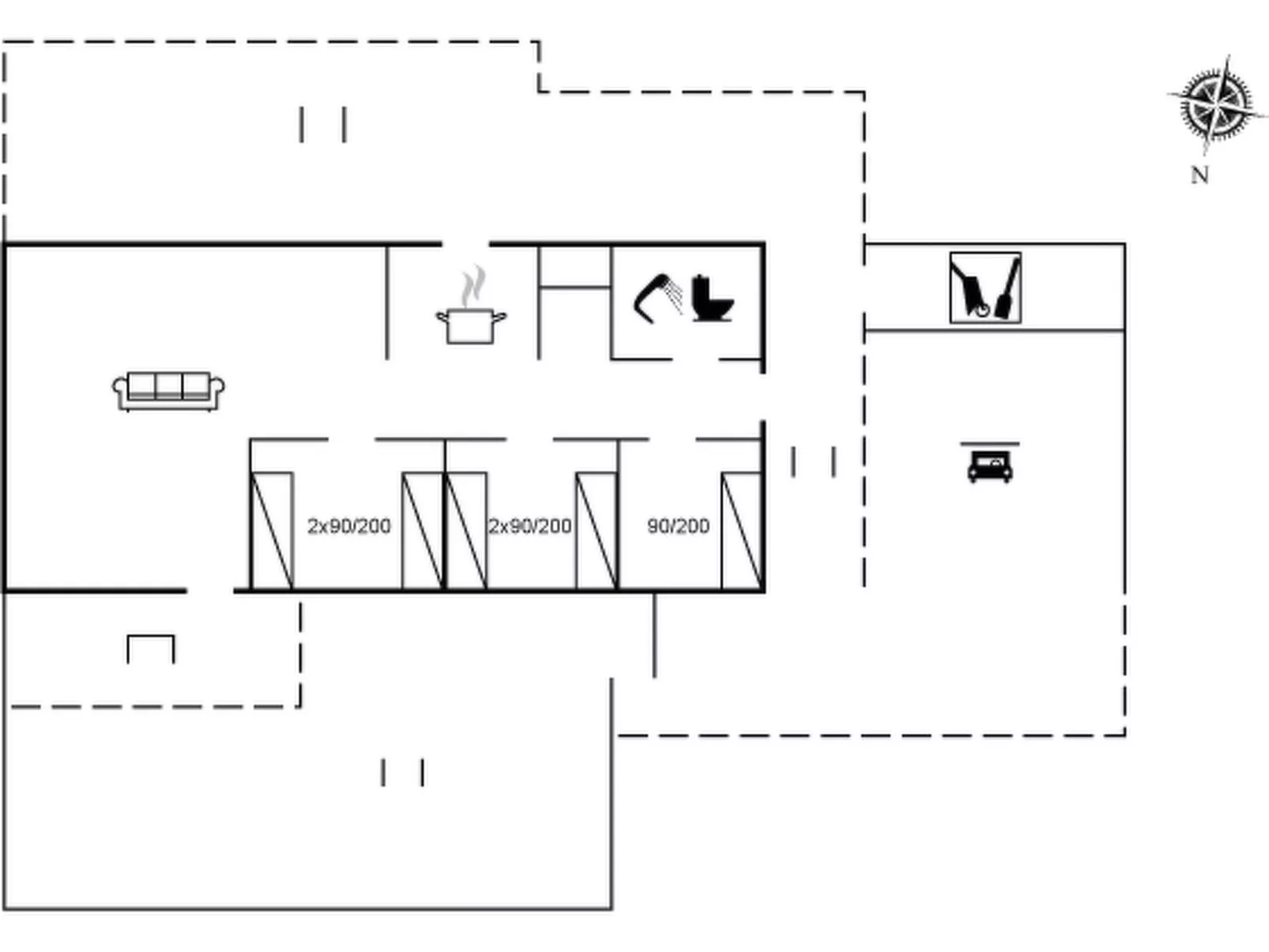 "Laurin" - 600m from the sea-Dedans