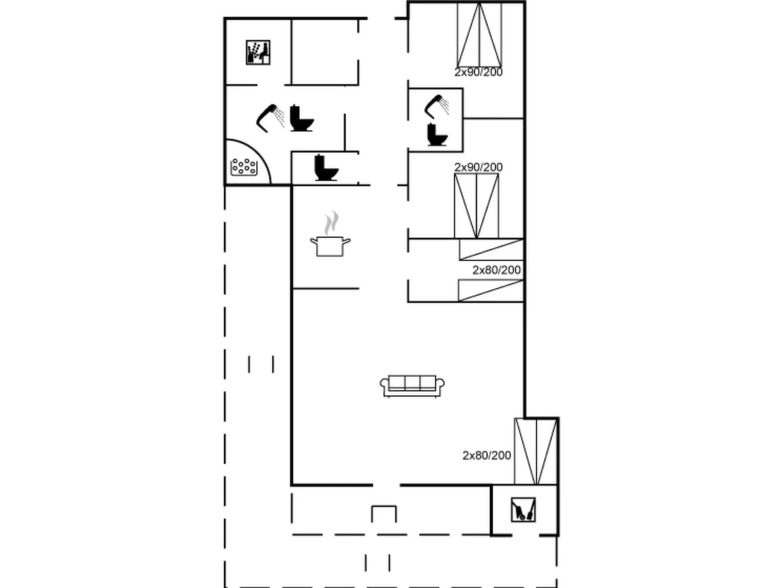 "Almira" - 1.2km from the sea-Dedans