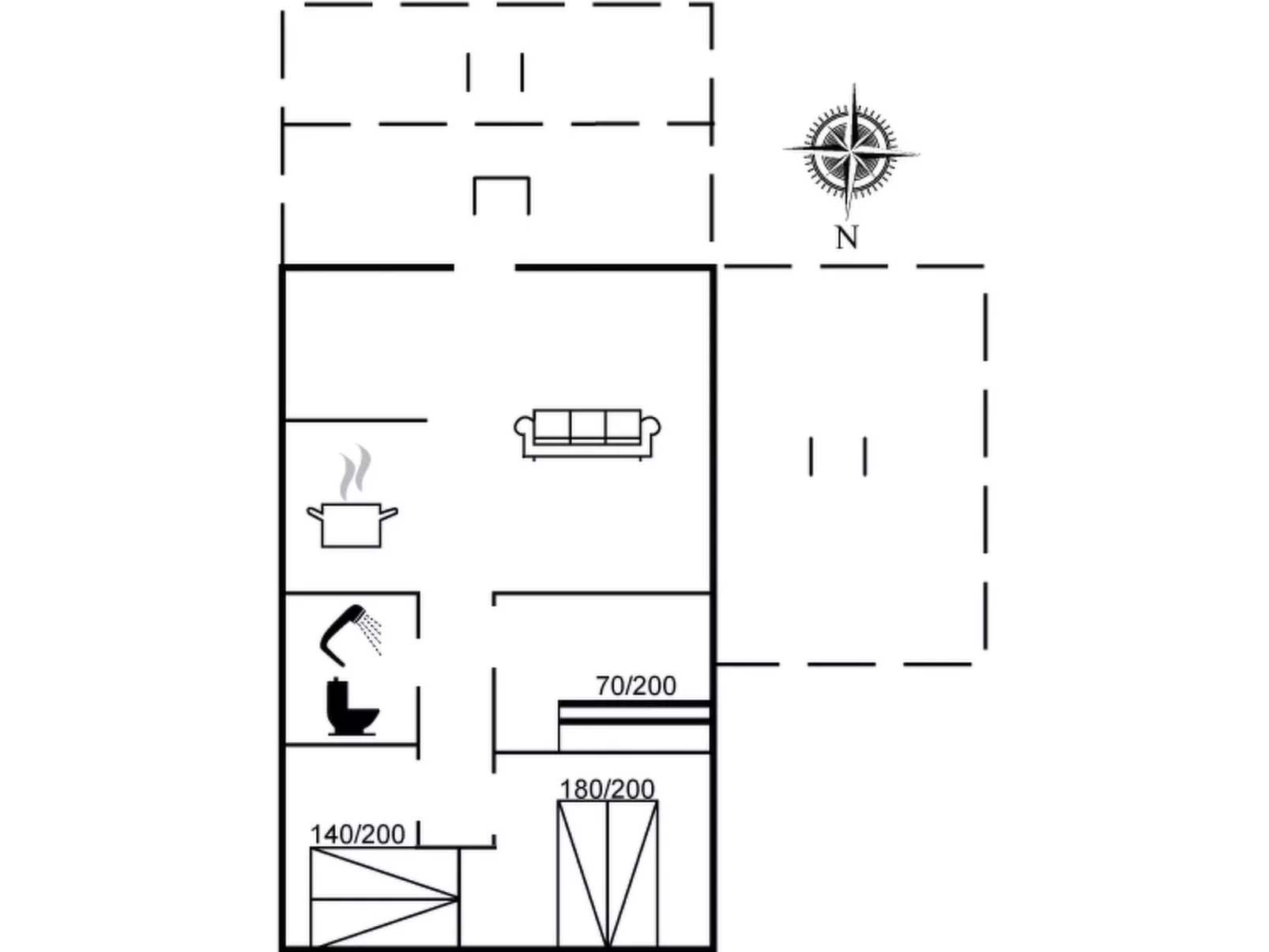 "Eeske" - 800m from the sea-Inside