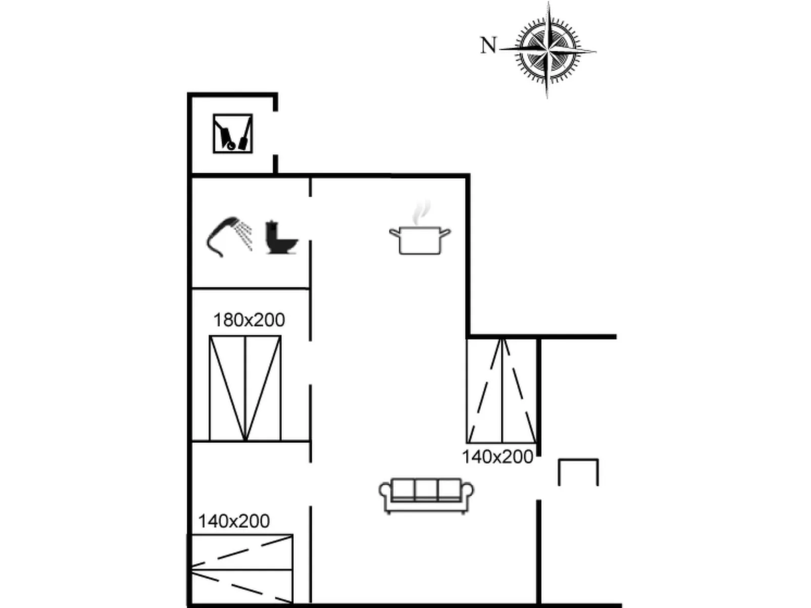 "Carlotta" - 12km from the sea-Dedans