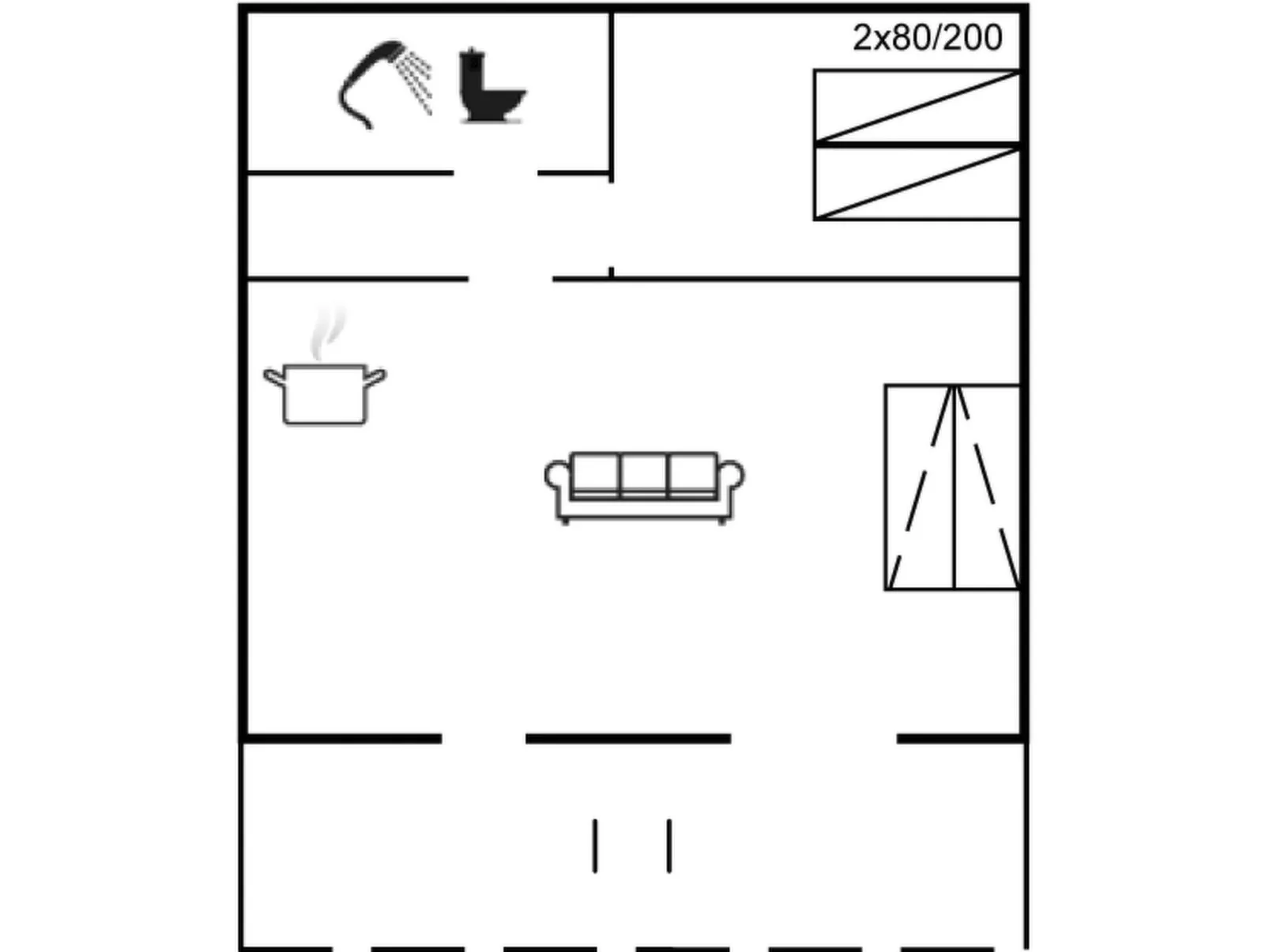 "Thamina" - 400m from the sea-Inside