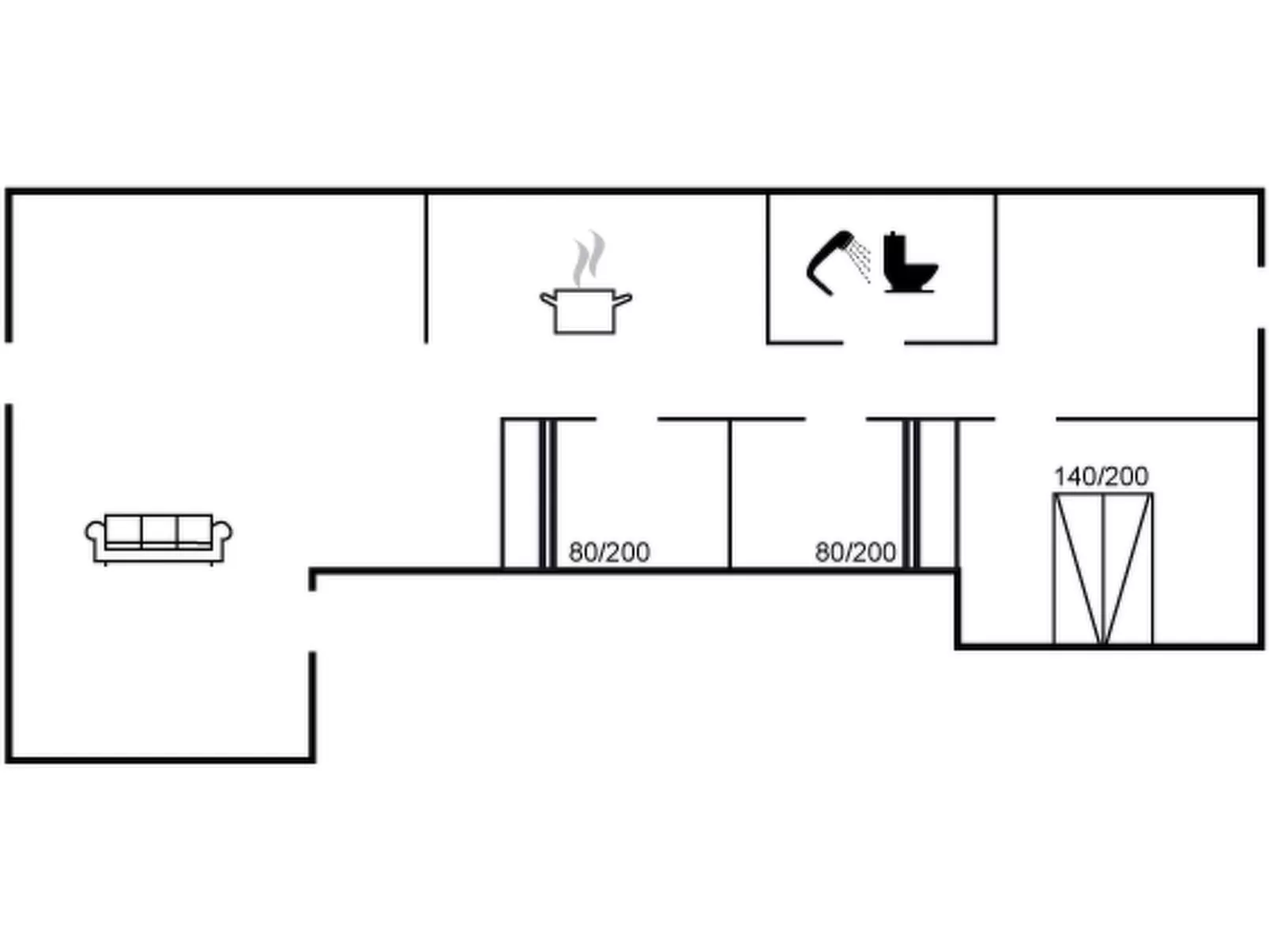 "Thorid" - 200m from the sea-Inside